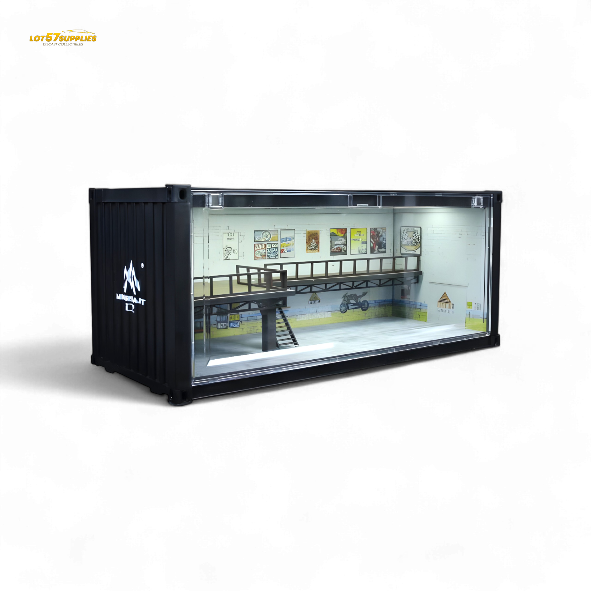 MoreArt CONTAINER REPAIR SHOP SCENE MO400207 Version B 1:64