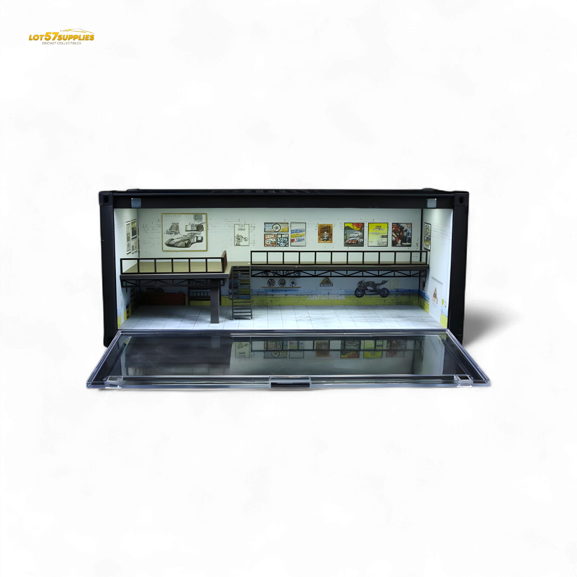 MoreArt CONTAINER REPAIR SHOP SCENE MO400207 Version B 1:64