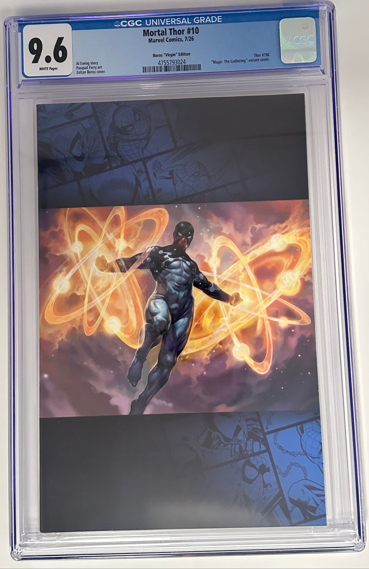 MORTAL THOR #10 CGC 9.6 BLUE LABEL ZOLTON BOROS 1:50 VIRGIN VAR [IN STOCK]