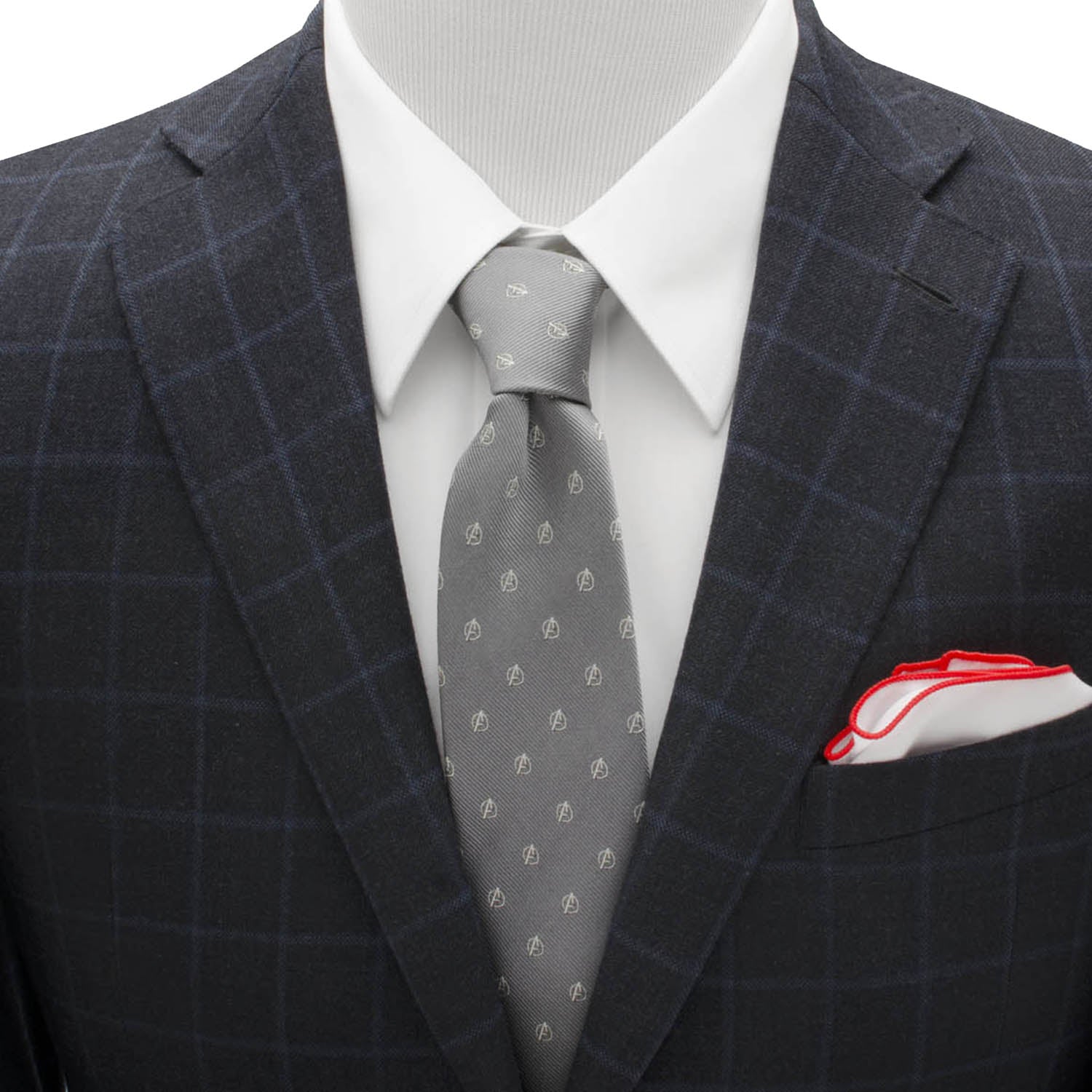 Marvel Avengers Gray Men's Tie