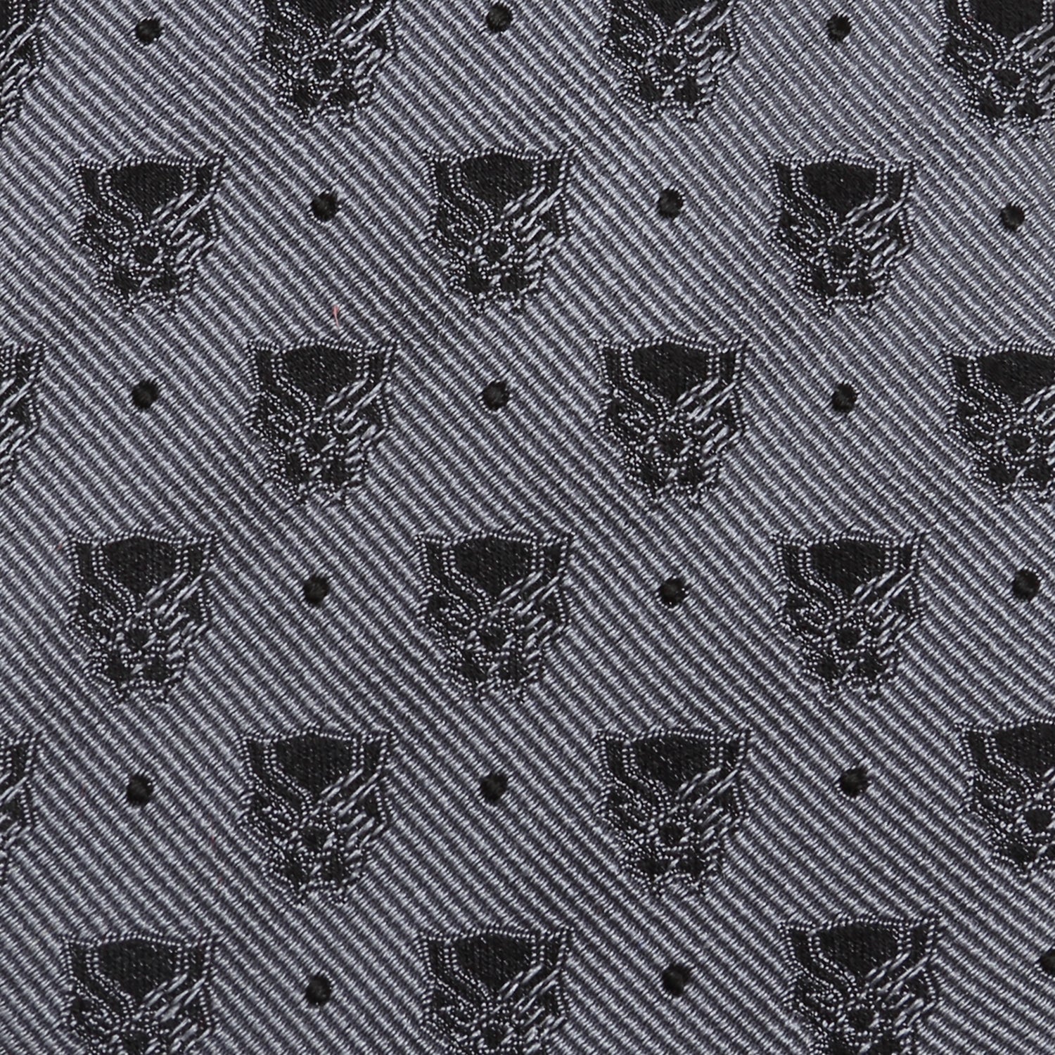 Marvel Black Panther Gray Dot Tie