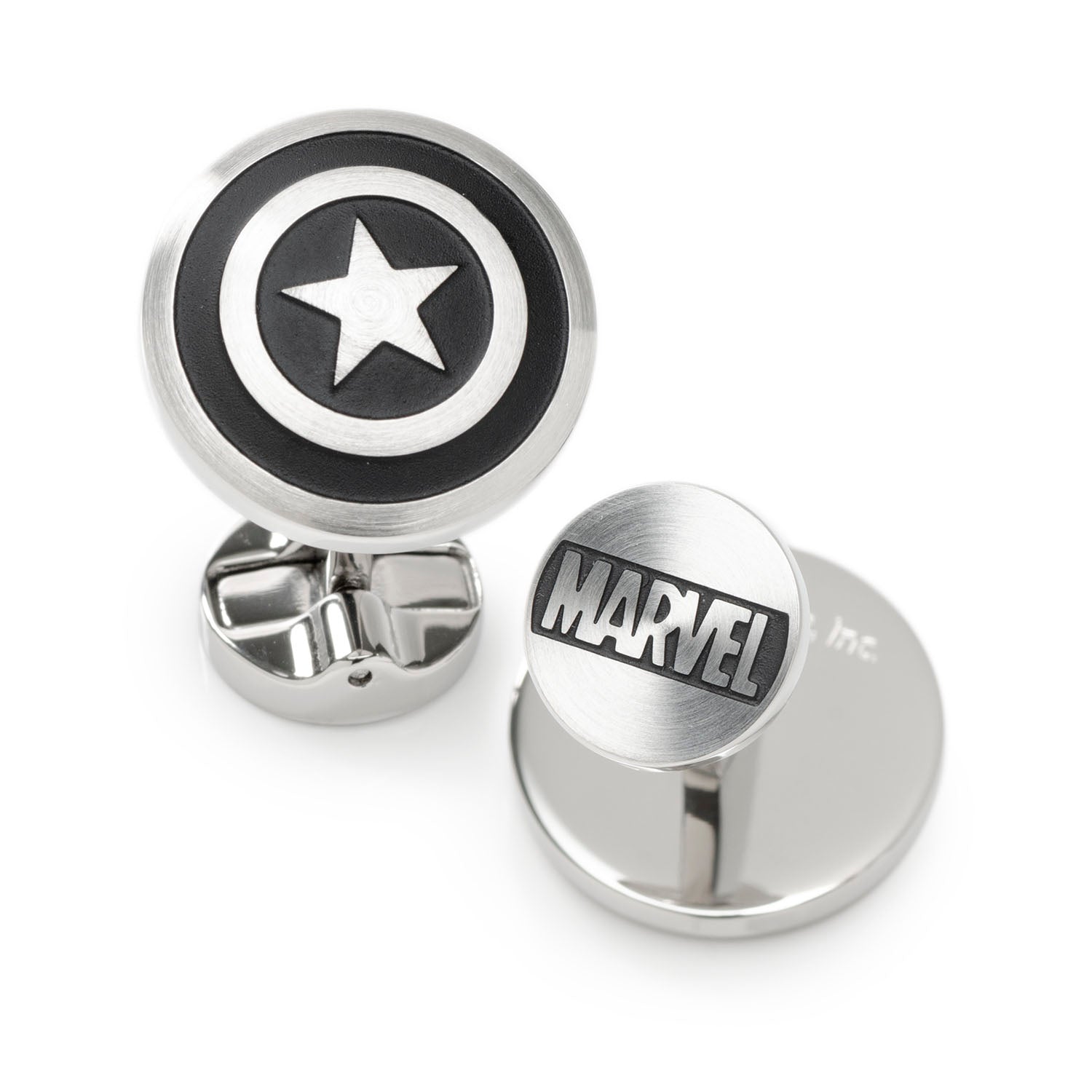 Marvel Captain America Shield Stainless Steel Cufflinks
