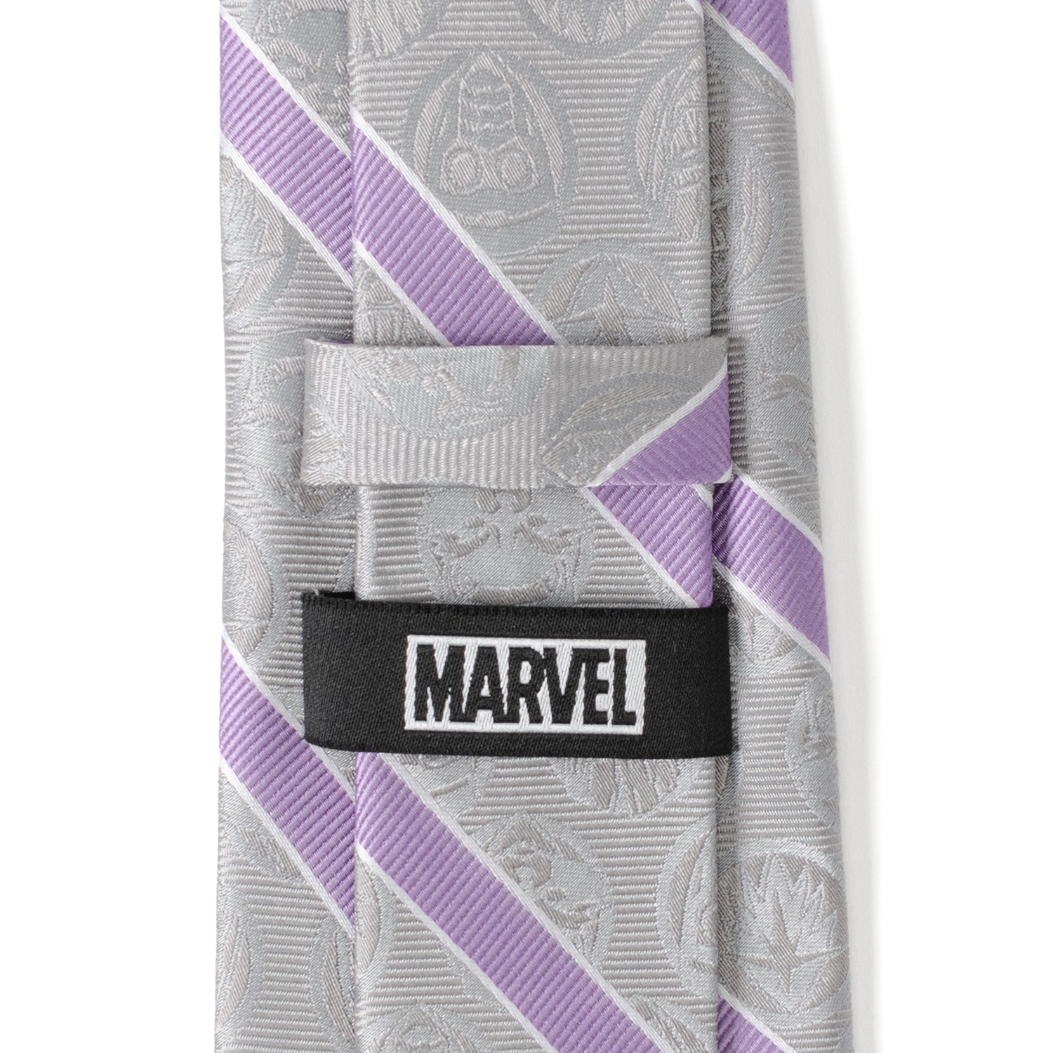 Marvel Guardians of the Galaxy Gray Stripe Tie