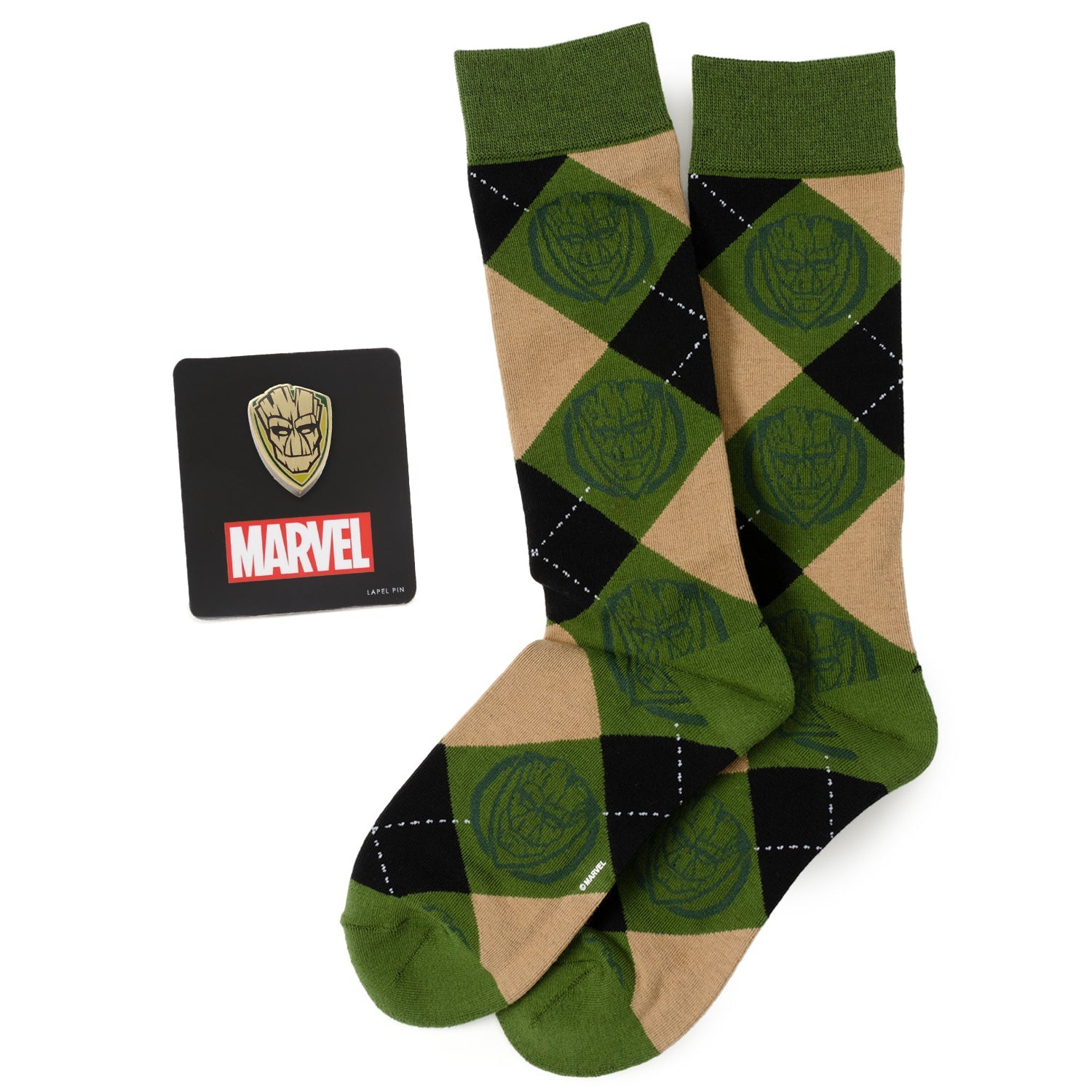 Marvel Guardians of the Galaxy Groot Argyle Green Gift Set