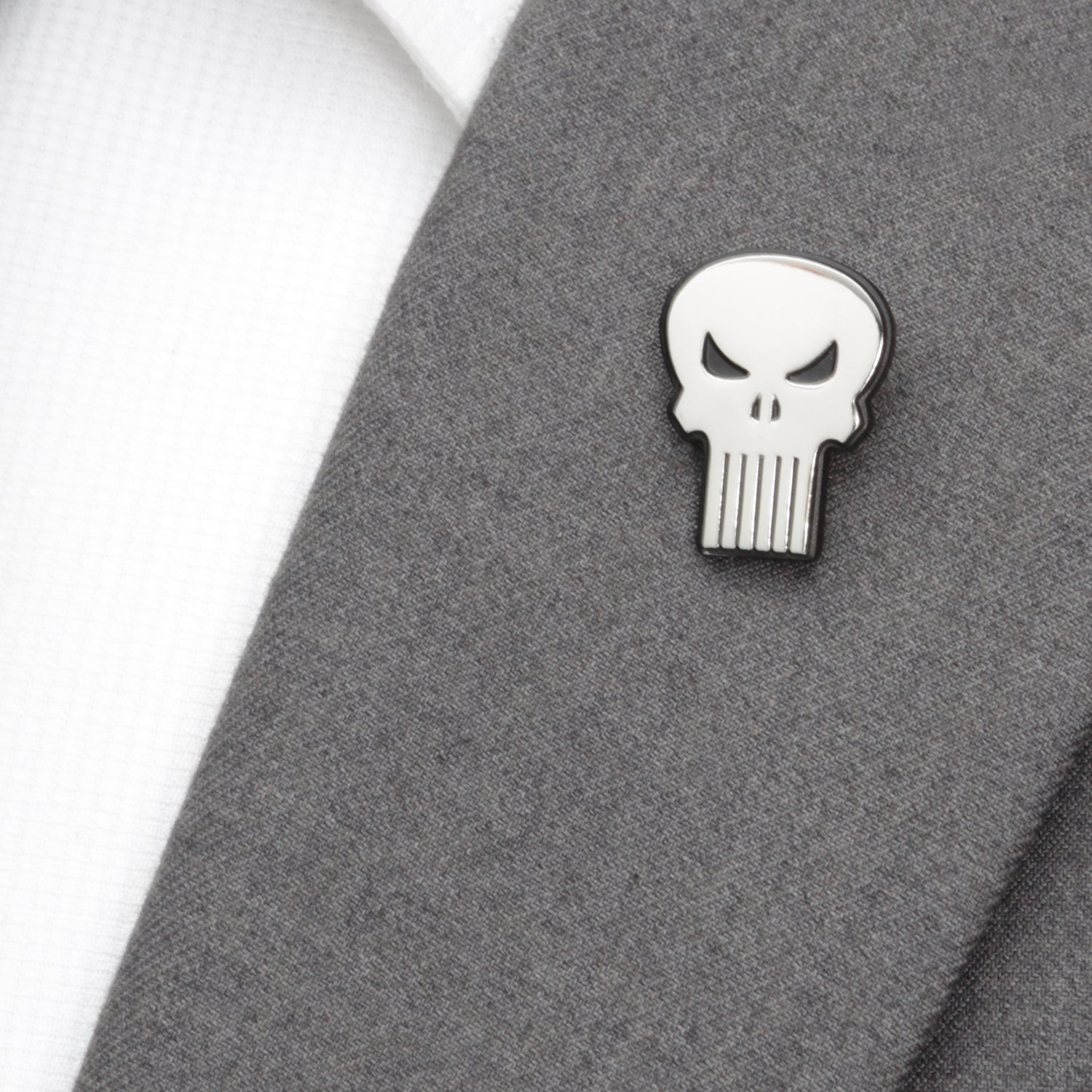 Marvel The Punisher Silver Lapel Pin