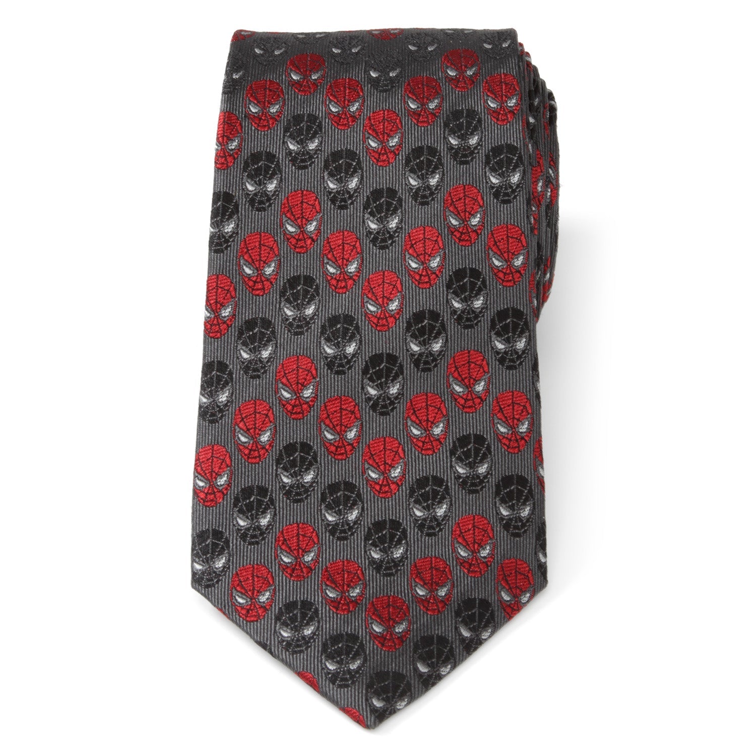 Marvel Spider-Man Chevron Red Black Men's Tie