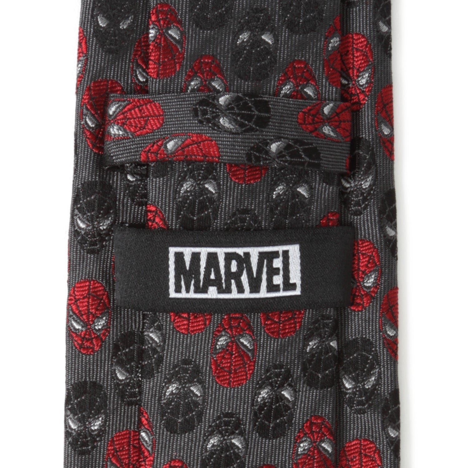 Marvel Spider-Man Chevron Red Black Men's Tie