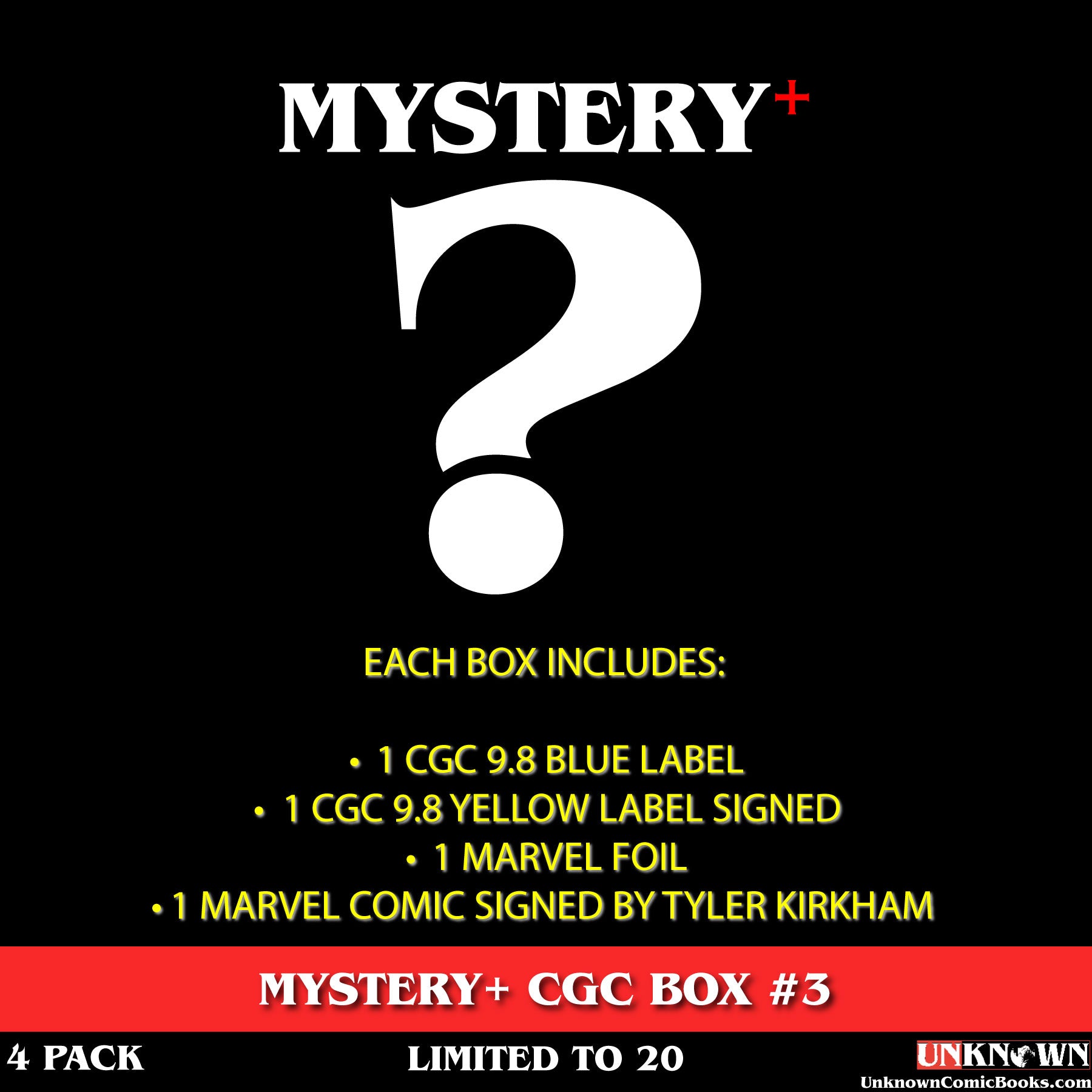 [AMA 4 PACK] MYSTERY ➕ CGC BOX #3 🔥 (06/07/2023)
