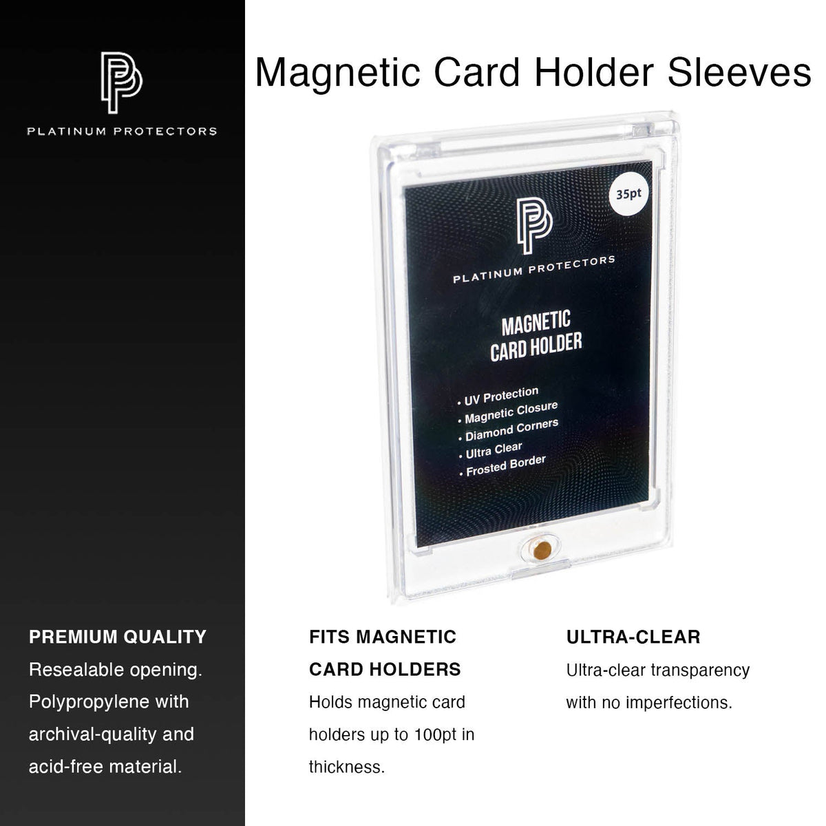 Magnetic Card Holder Sleeves