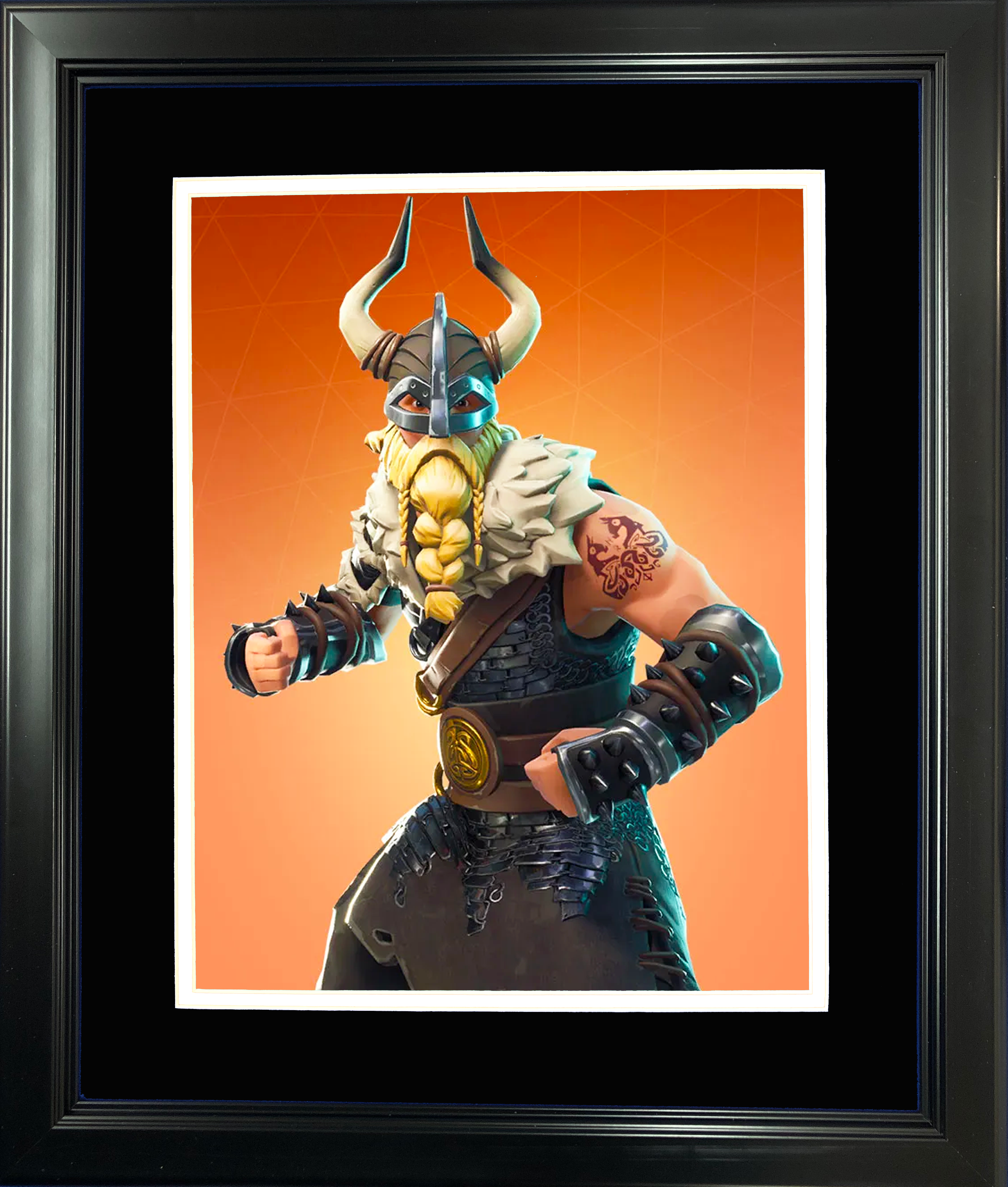 Framed Magnus Legendary Fortnite Skin 11"x14" Video Game Photo