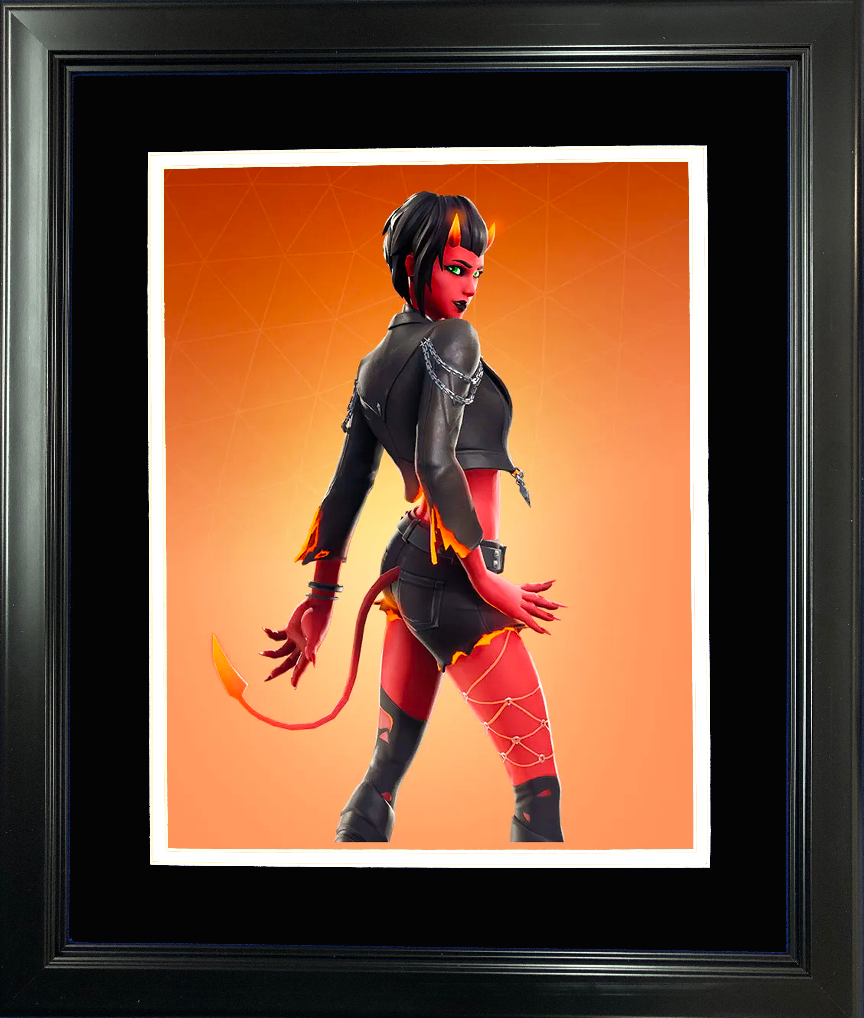 Framed Malice Legendary Fortnite Skin 11"x14" Video Game Photo