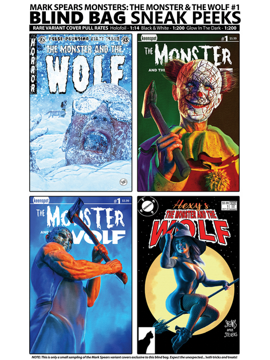 Mark Spears Monsters The Monster & The Wolf #1 A Mark Spears Blind Bag (10/15/2025) Ex Posse 10 PACK