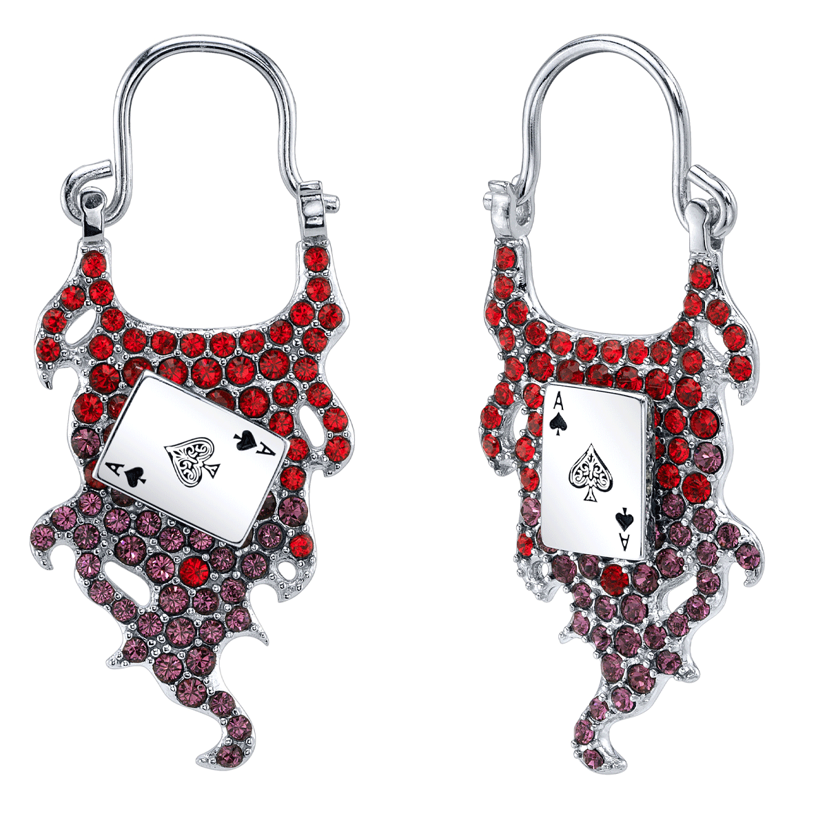 Marvel X RockLove X-MEN Gambit Spinning Card Earrings