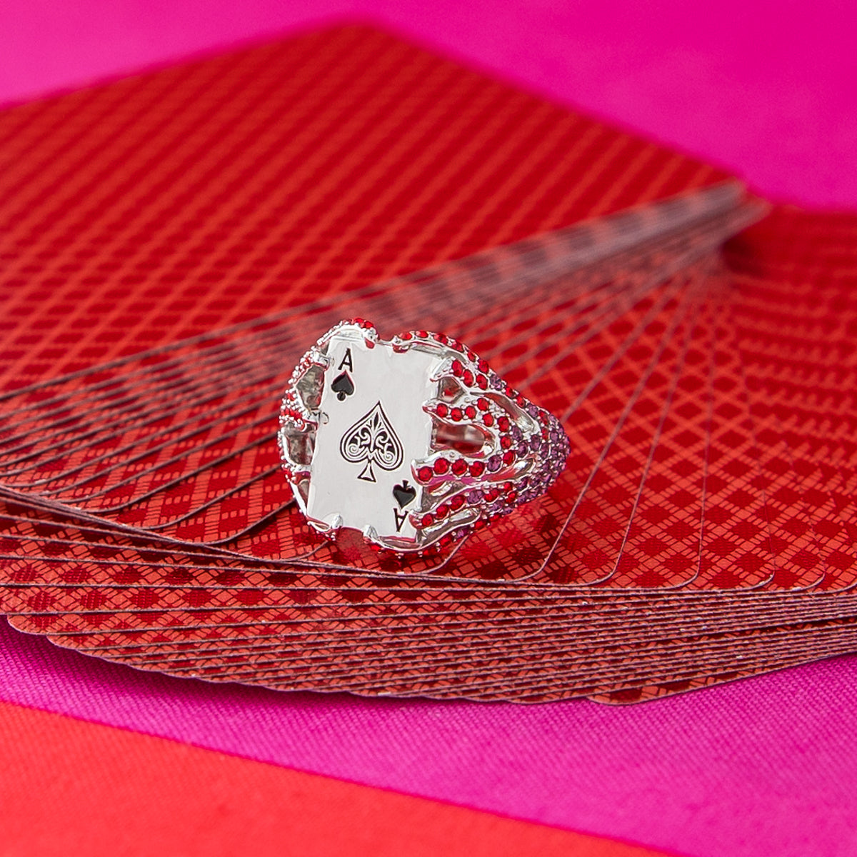 Marvel X RockLove X-MEN Gambit Kinetic Card Ring