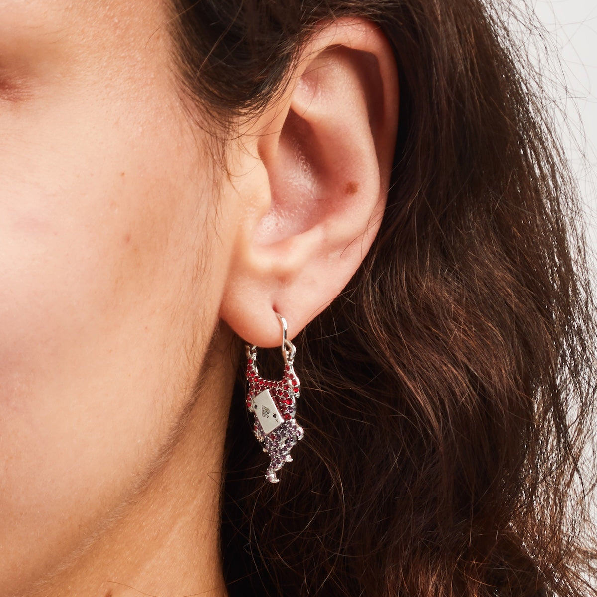 Marvel X RockLove X-MEN Gambit Spinning Card Earrings