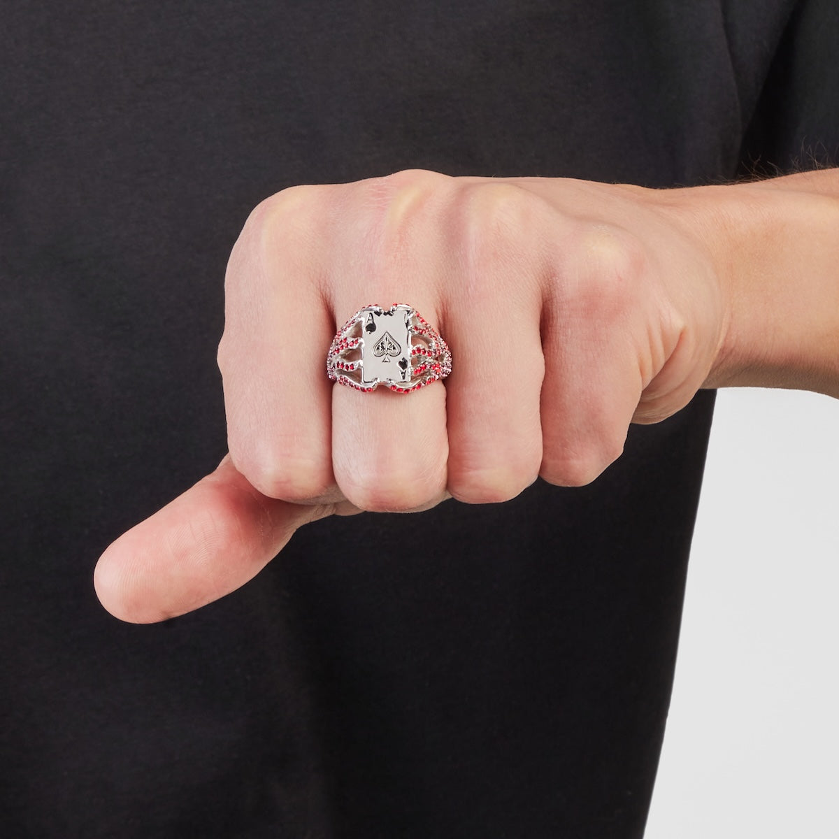 Marvel X RockLove X-MEN Gambit Kinetic Card Ring