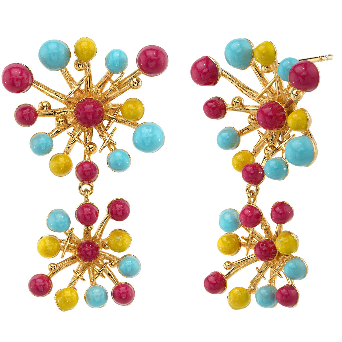 Marvel X RockLove X-MEN Jubilee Fireworks Earrings