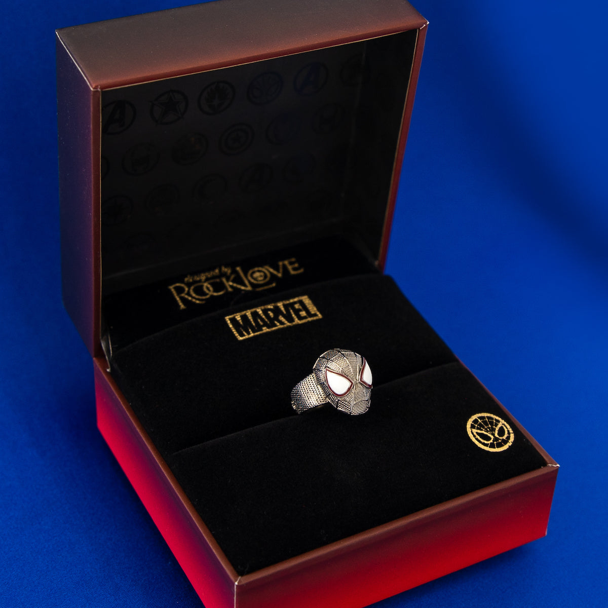 Marvel X RockLove SPIDER-MAN Miles Morales Mask Ring