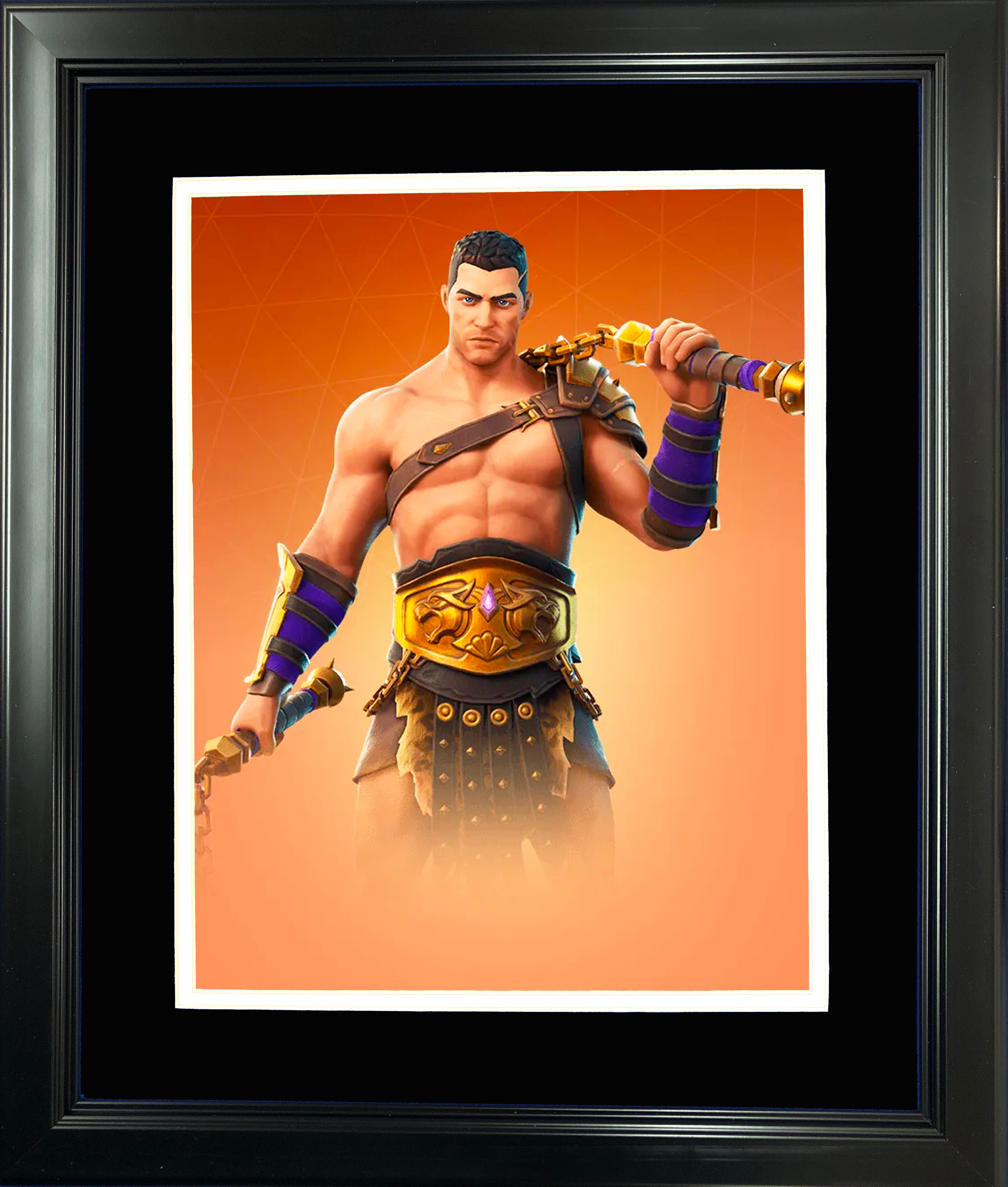 Framed Menace Legendary Fortnite Skin 11"x14" Video Game Photo