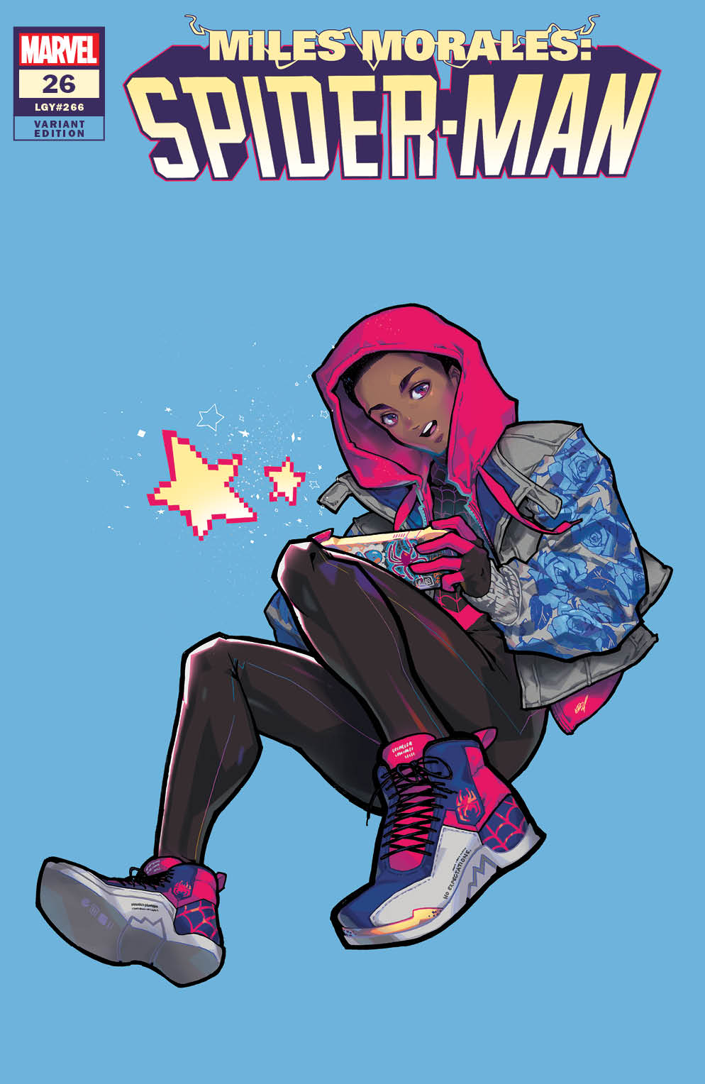 Miles Morales Spider-Man #26 Rose Besch Variant Spider Gwen (06/02/2021) Marvel