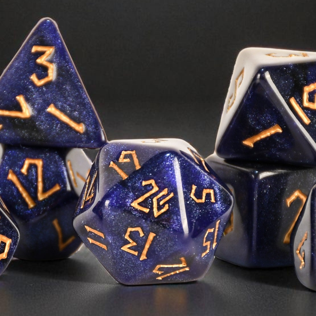 Milky Way Acrylic Dice Set