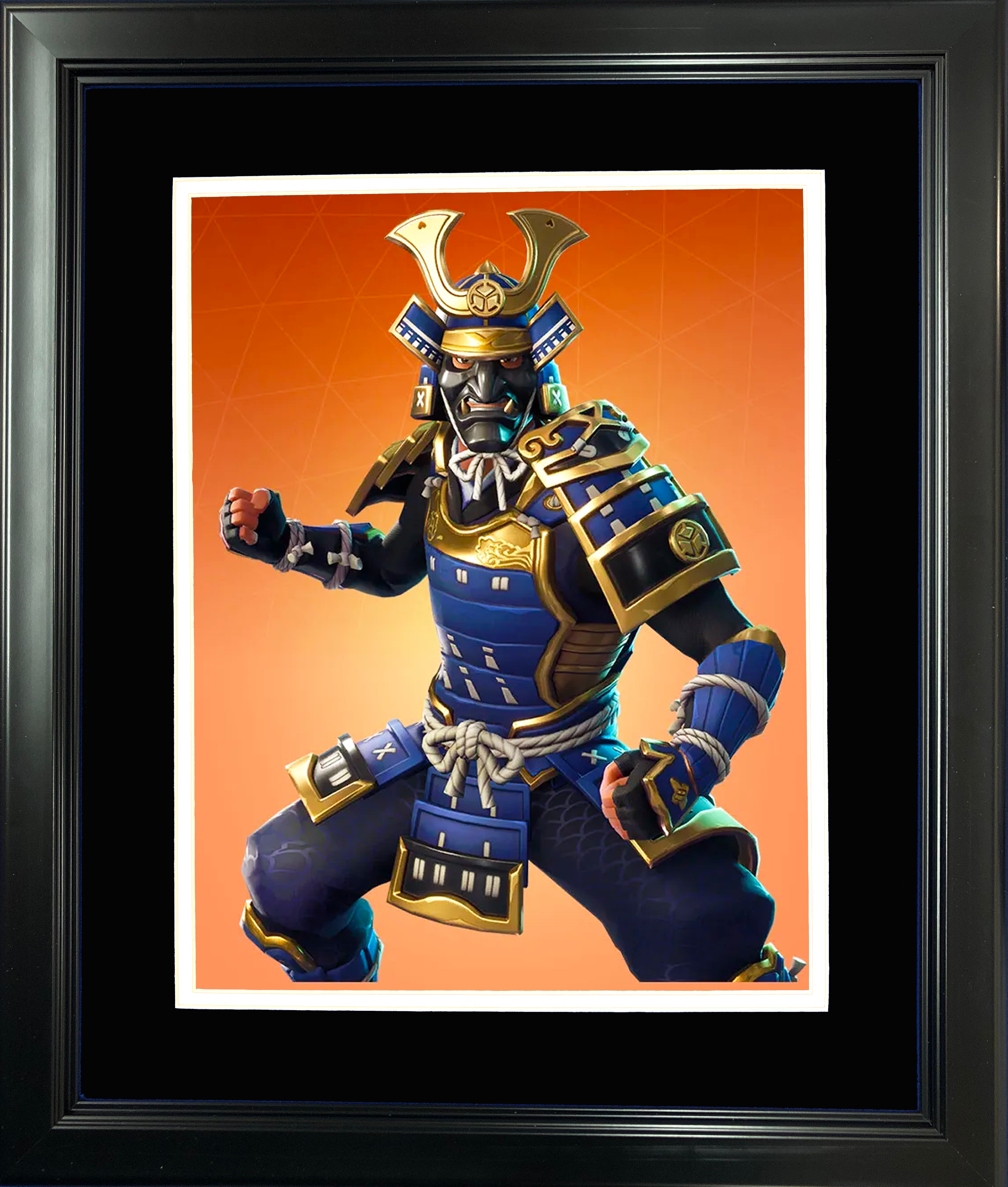 Framed Musha Legendary Fortnite Skin 11"x14" Video Game Photo