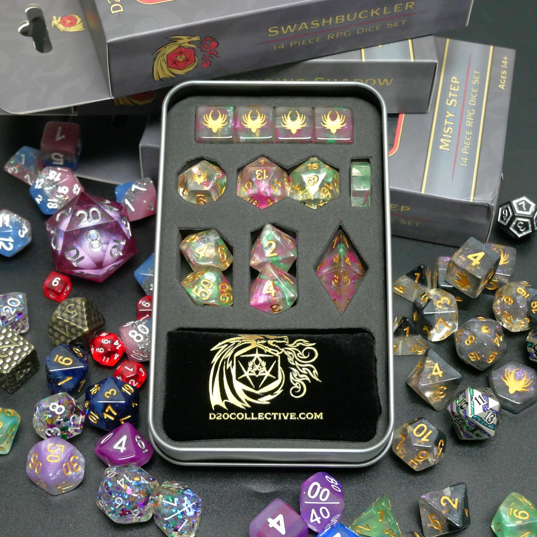 Mystery Liquid Bundle - 3 Liquid Core + 14 pc Set + 1 RPG Accessory