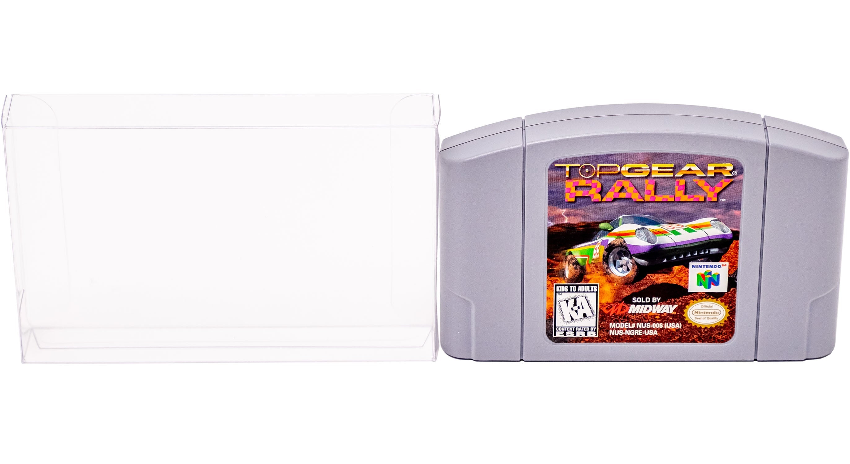 Platinum Protectors for Nintendo 64 N64 Game Cartridges