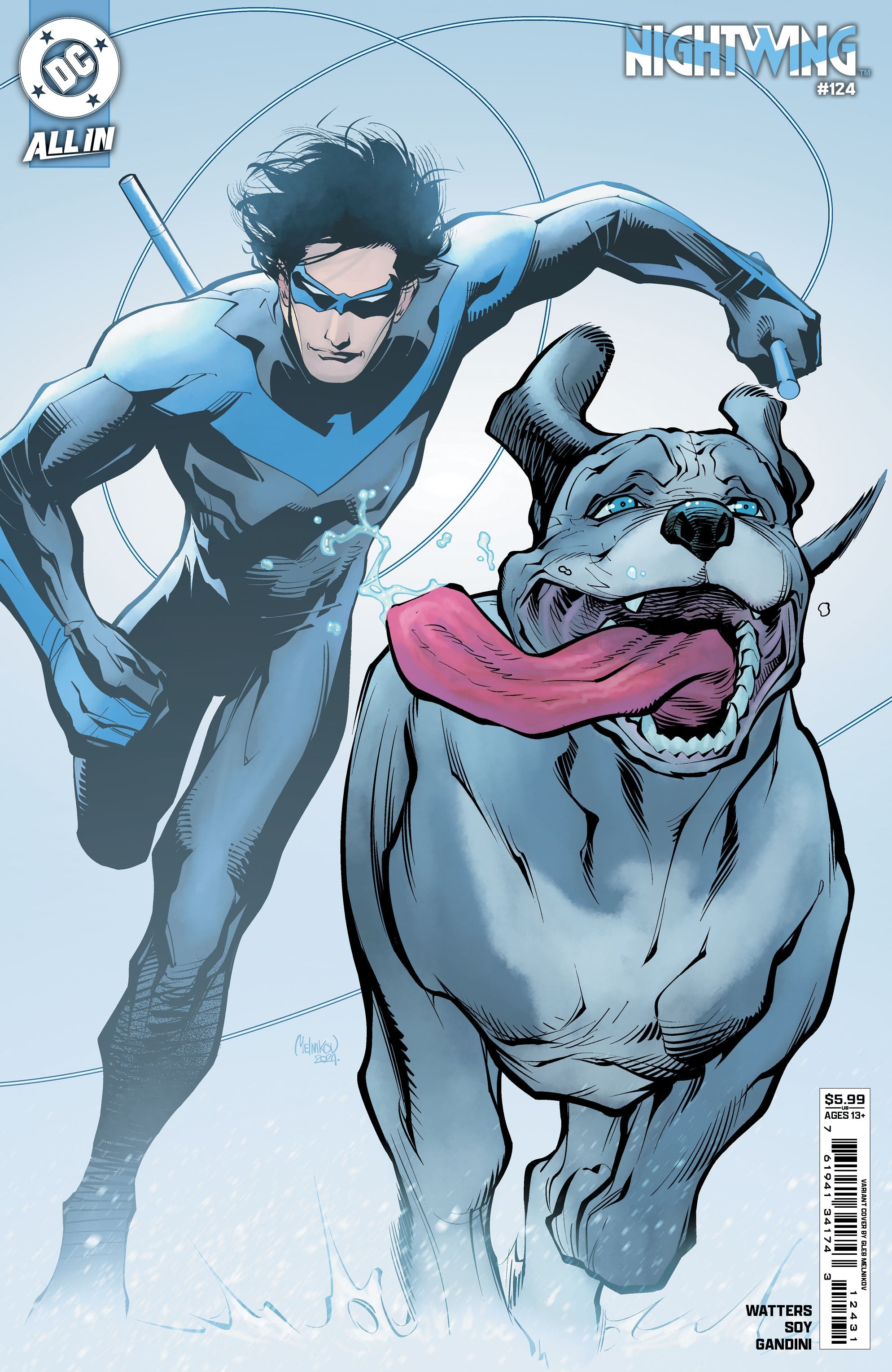 Nightwing #124 C Gleb Melnikov Variant (03/19/2025) Dc