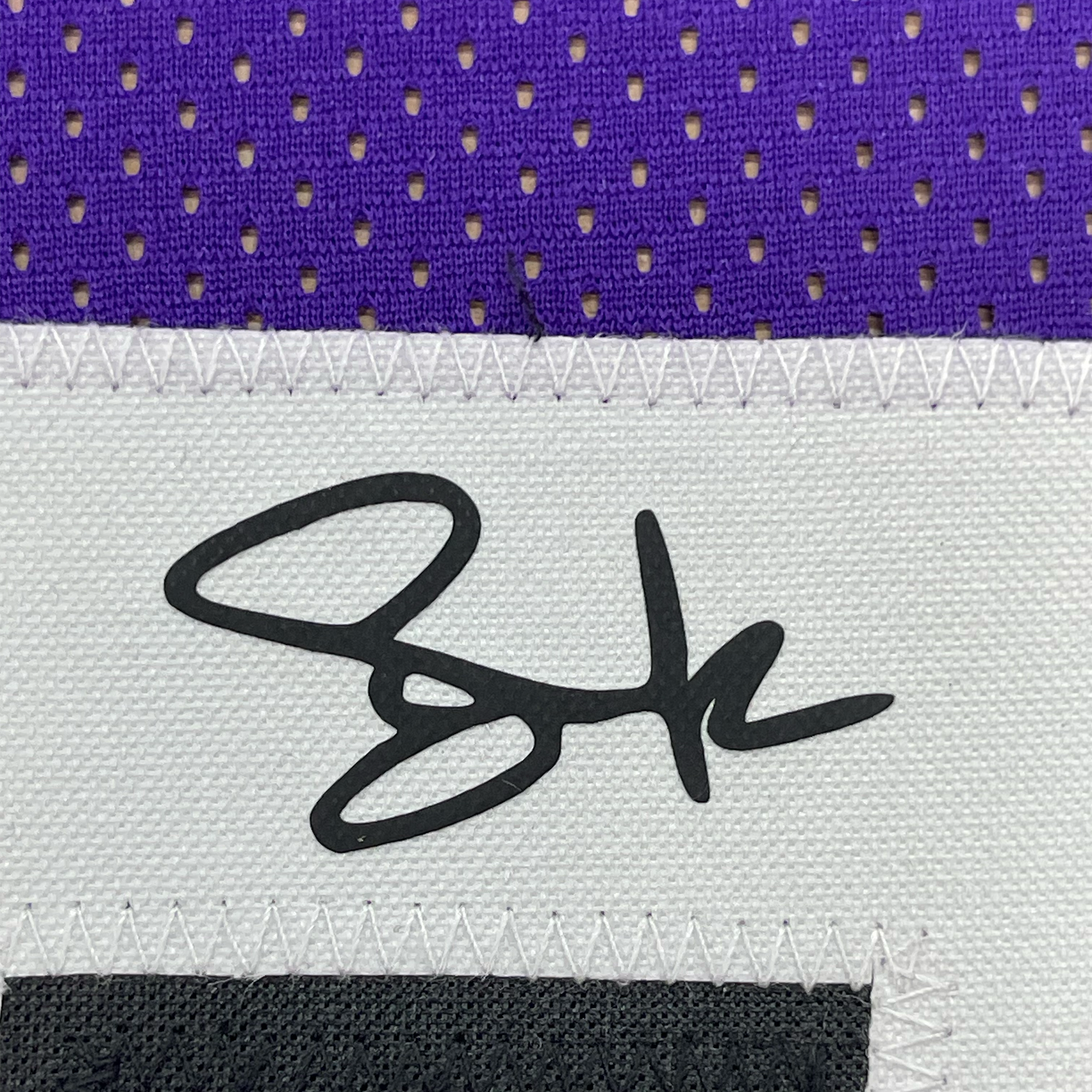 Framed Facsimile Autographed Steve Nash 35x39 Phoenix Purple Reprint Laser Auto Basketball Jersey