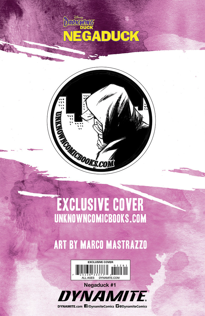 NEGADUCK #1 UNKNOWN COMICS MARCO MASTRAZZO EXCLUSIVE VIRGIN VAR (09/13/2023)