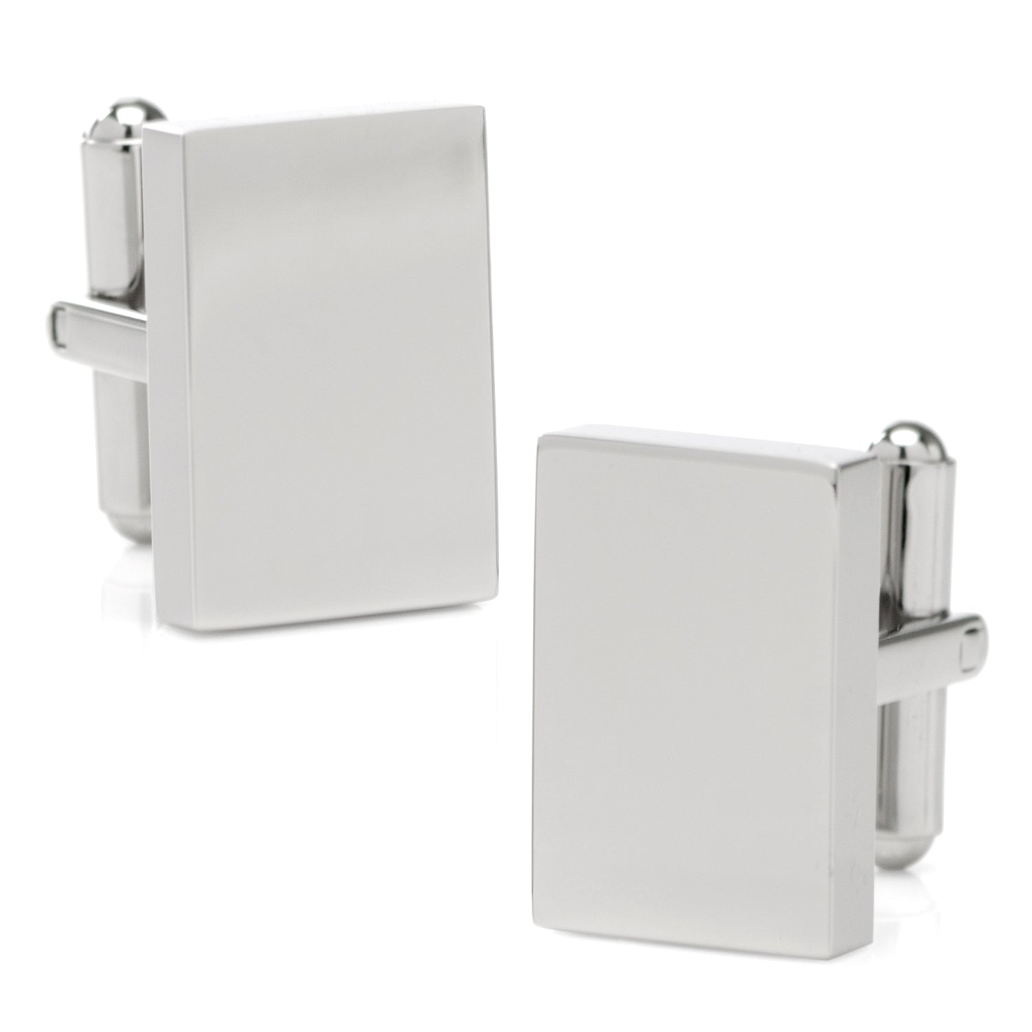 Custom Engraved Block Photo Cufflinks