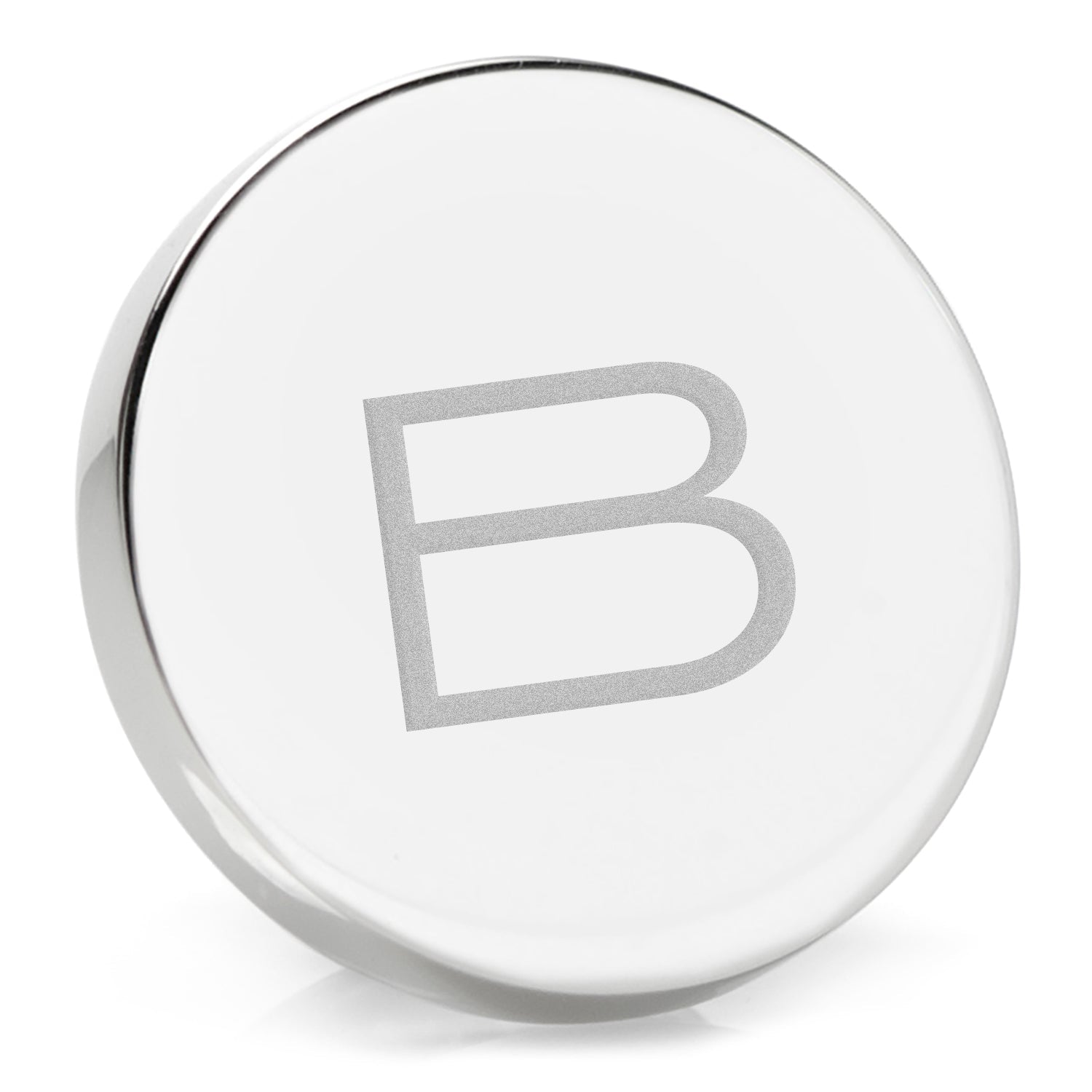 Stainless Steel Engravable Round Infinity Tie Tac