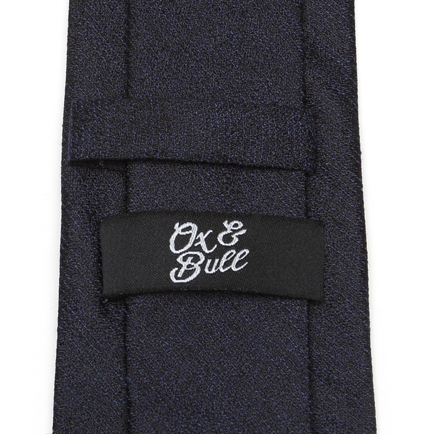 Heathered Blue Wool Men's Tie