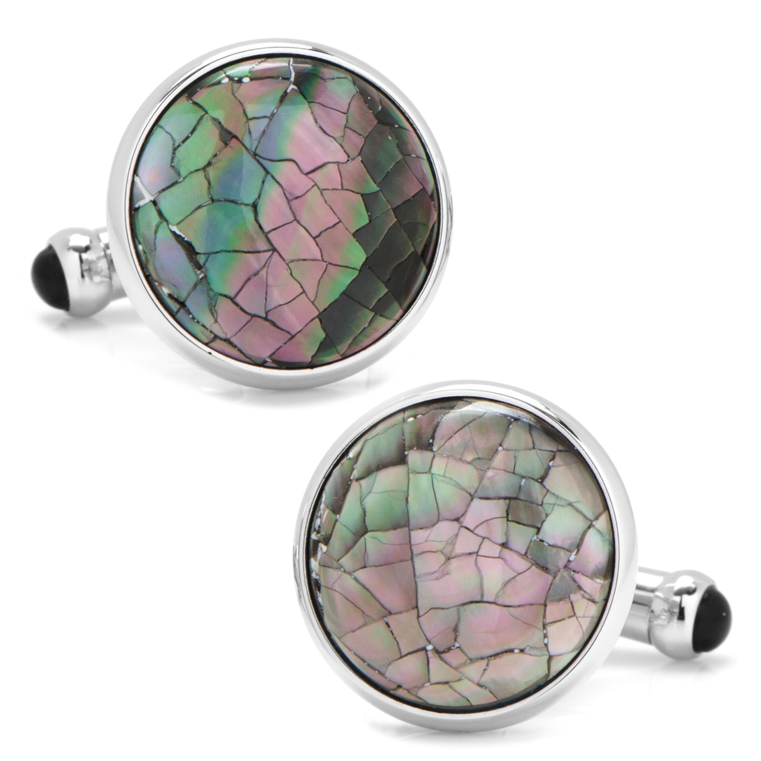 Mosaic Smoke Mother of Pearl Cufflinks
