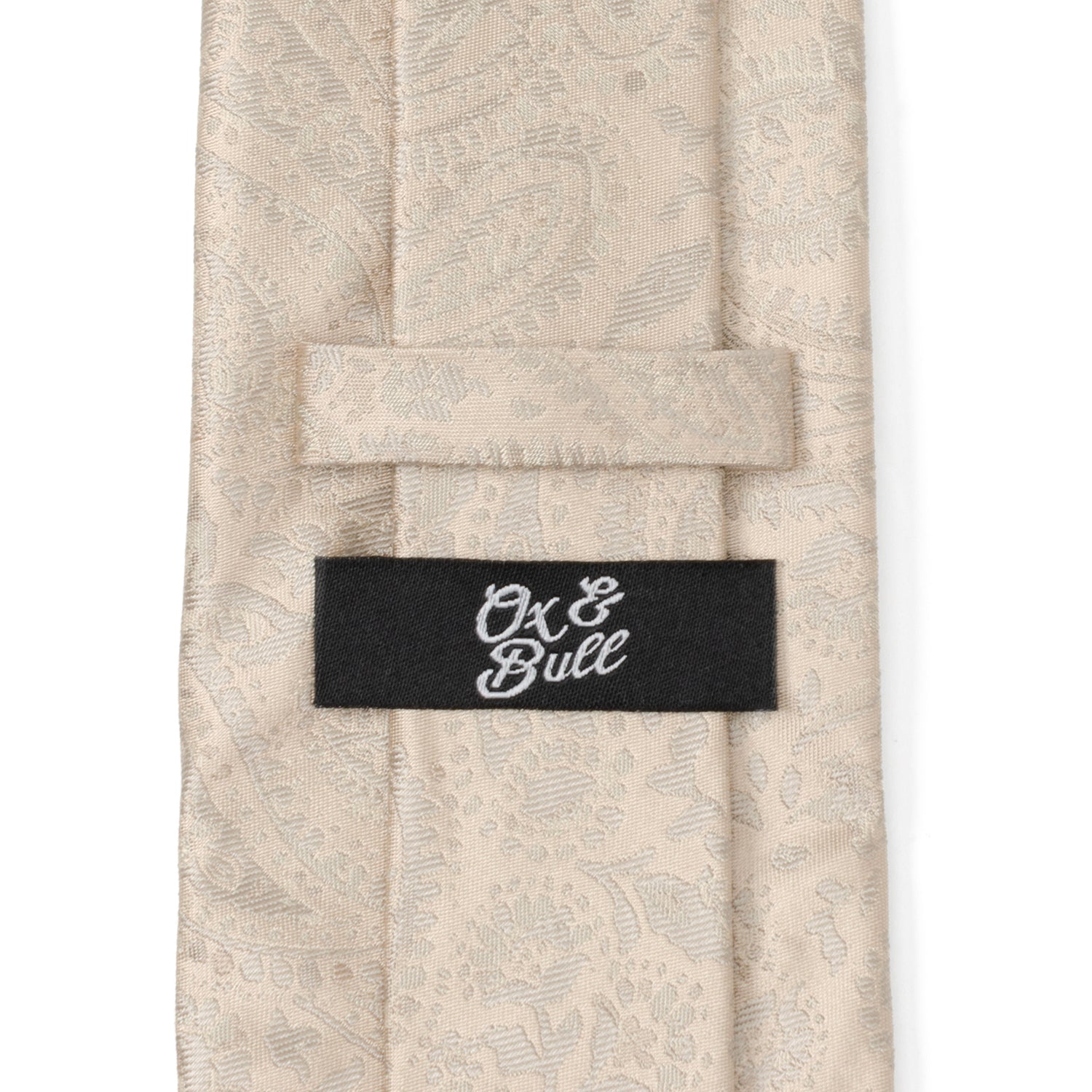 Champagne Paisley Men's Tie