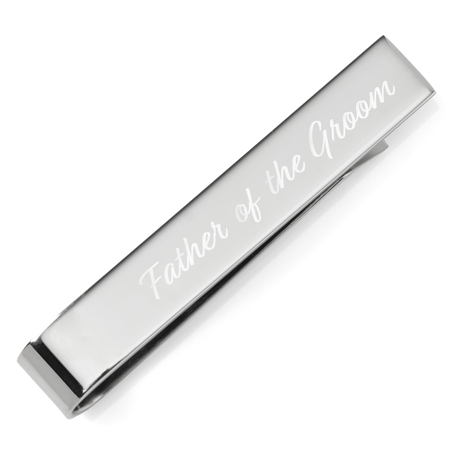 Wedding Title Engravable Tie Bar