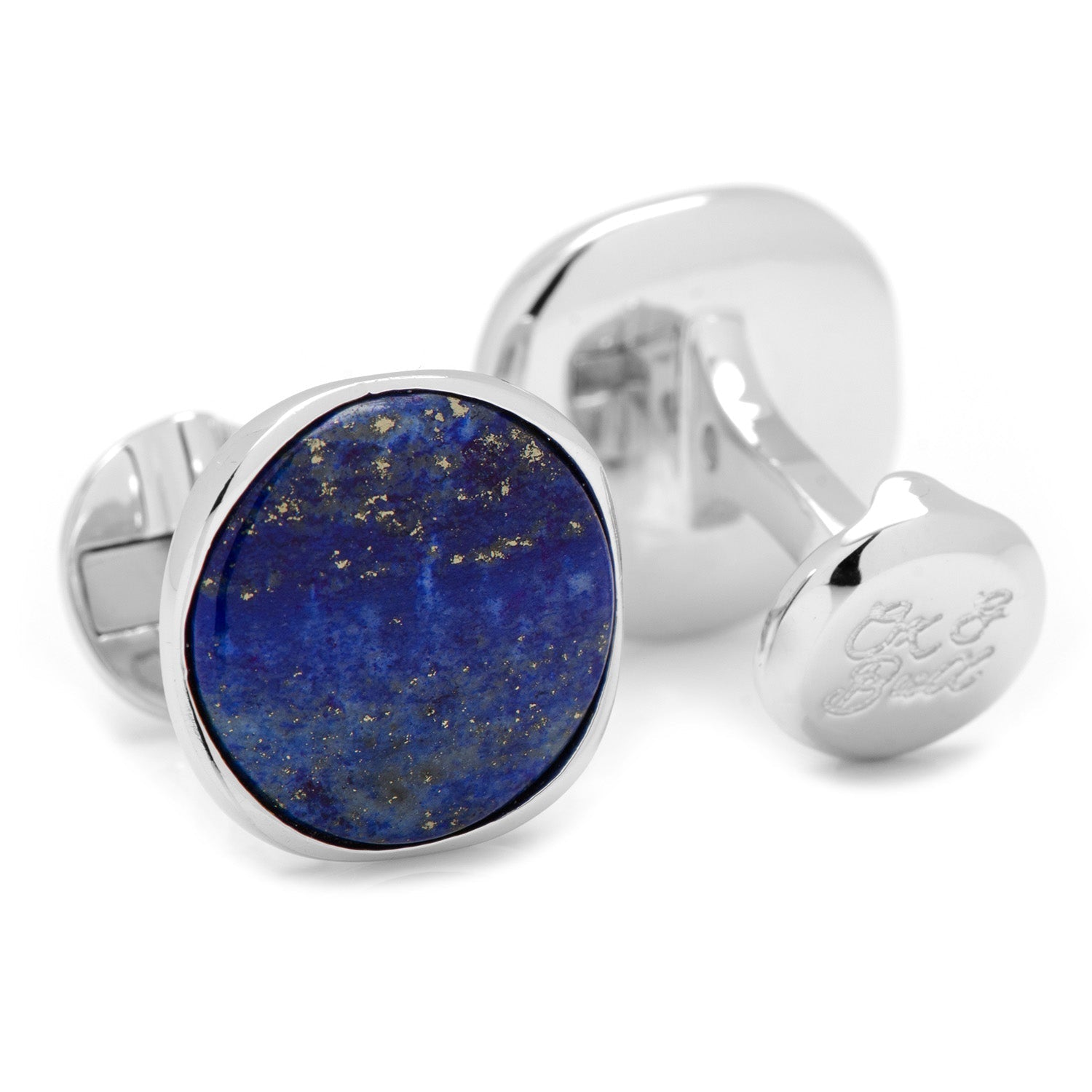 Sterling Silver Classic Formal Lapis 5-Stud Set