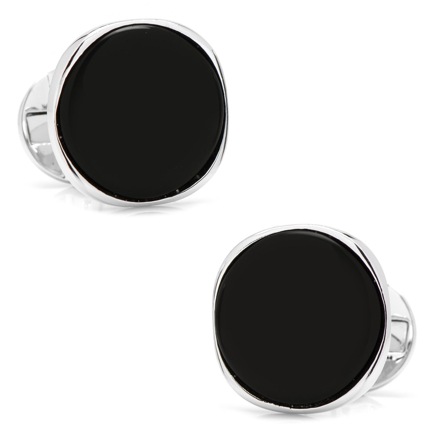Sterling Silver Classic Formal Onyx 5-Stud Set