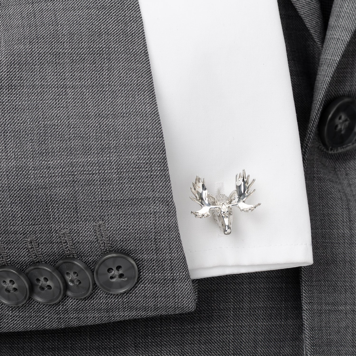 Antique Moose Cufflinks