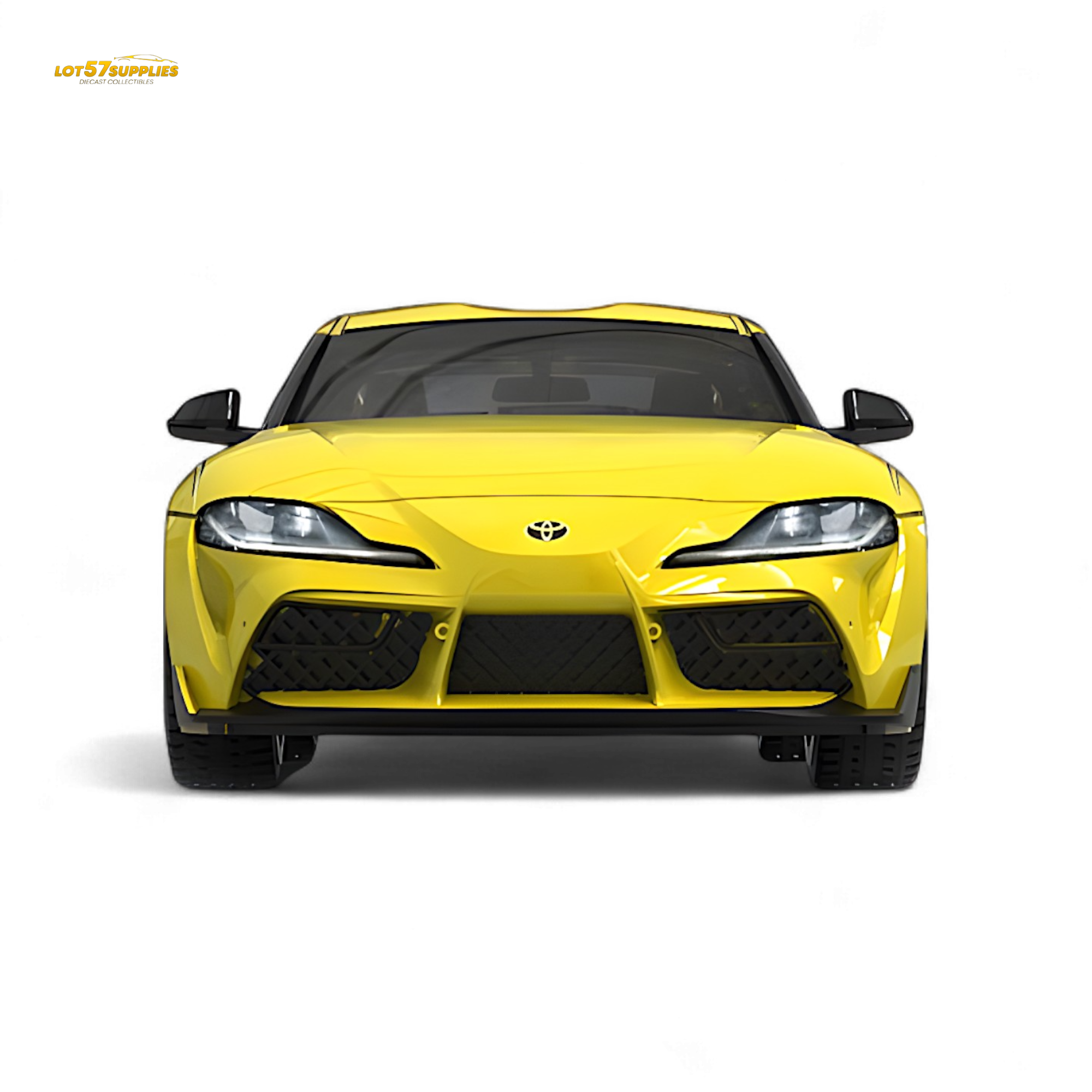 OM Model Toyota supra A90 Initial D MT GHOST in Yellow 1:64