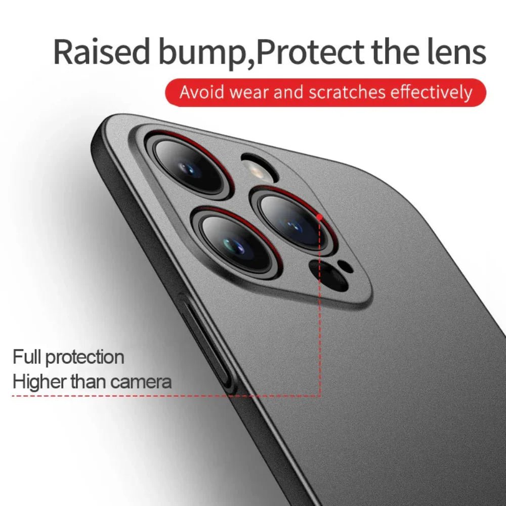 Ultra thin Protective Case for iPhone 14 to iPhone 17 series