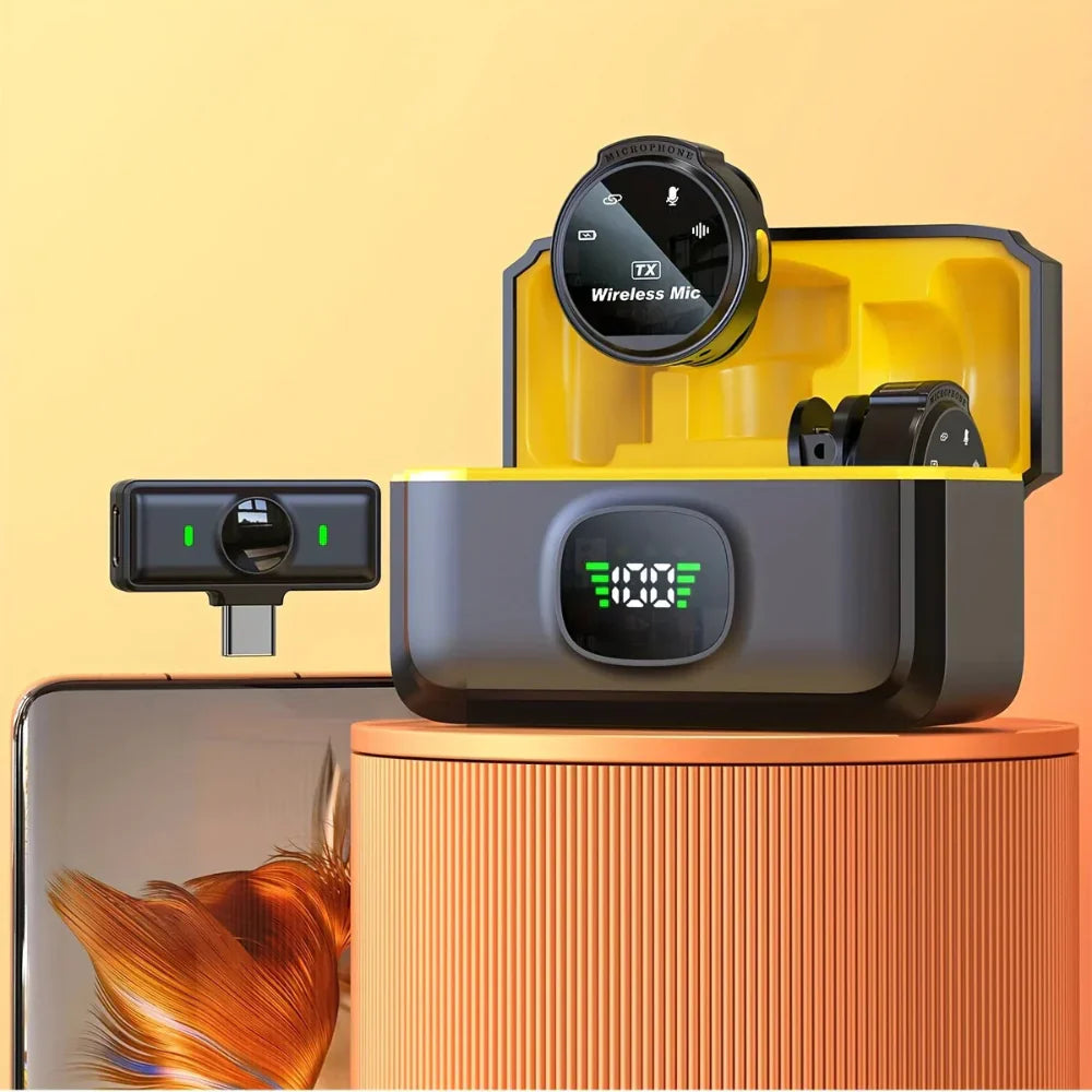 Plug & Play Wireless Clip on Mic