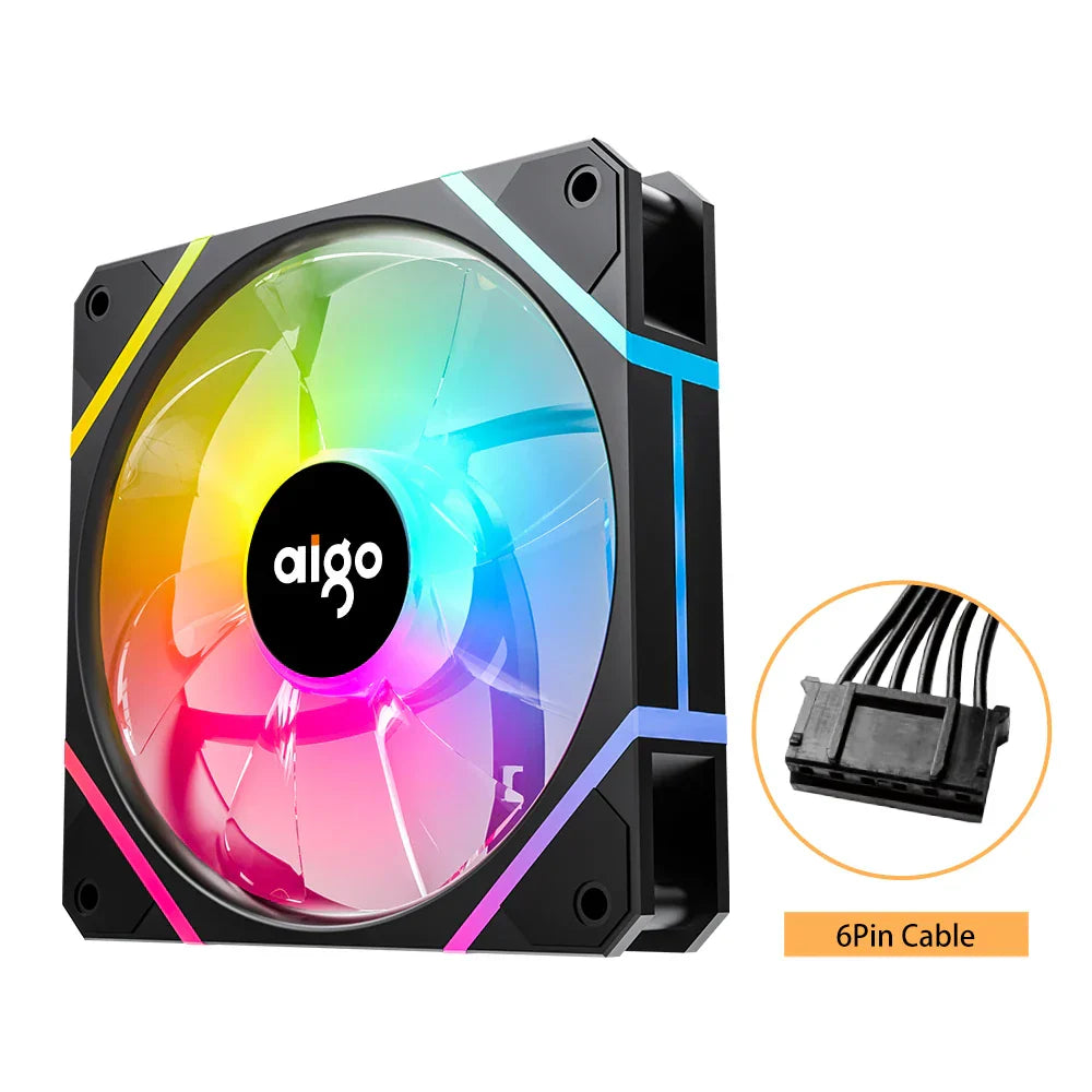 RGB Gaming Cooling Fan Kit 3 Pcs Set
