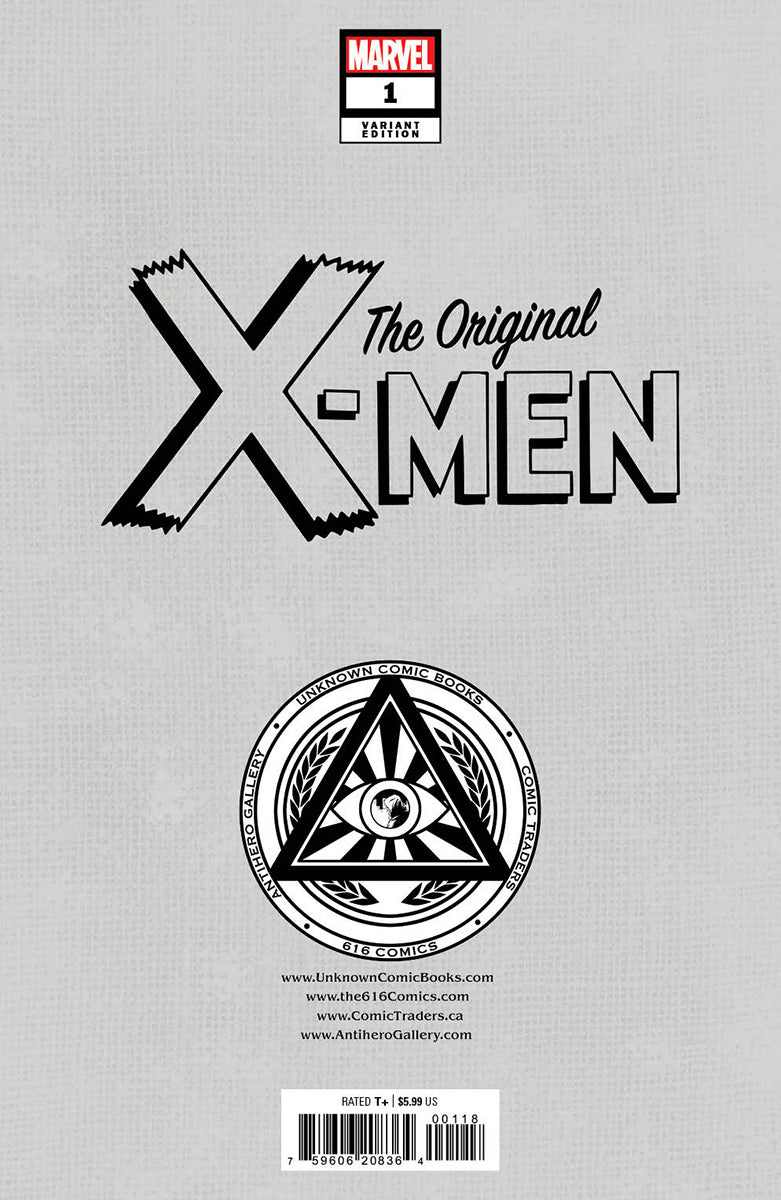 [2 PACK] ORIGINAL X-MEN #1 UNKNOWN COMICS KAARE ANDREWS EXCLUSIVE VAR (12/20/2023)