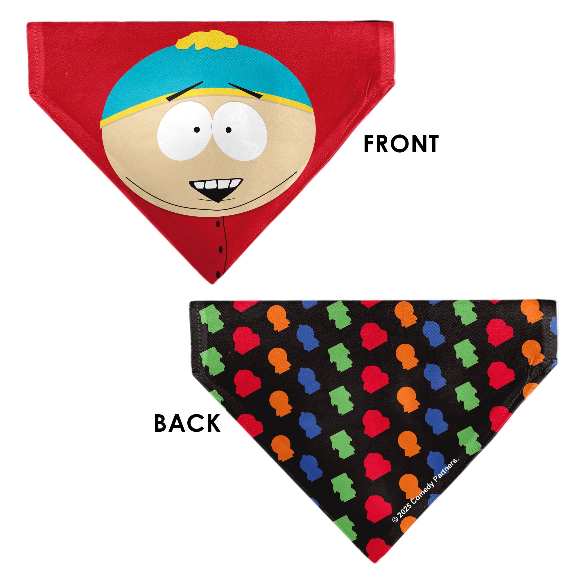 Pet Bandana - South Park Eric Cartman Face Close-Up Red
