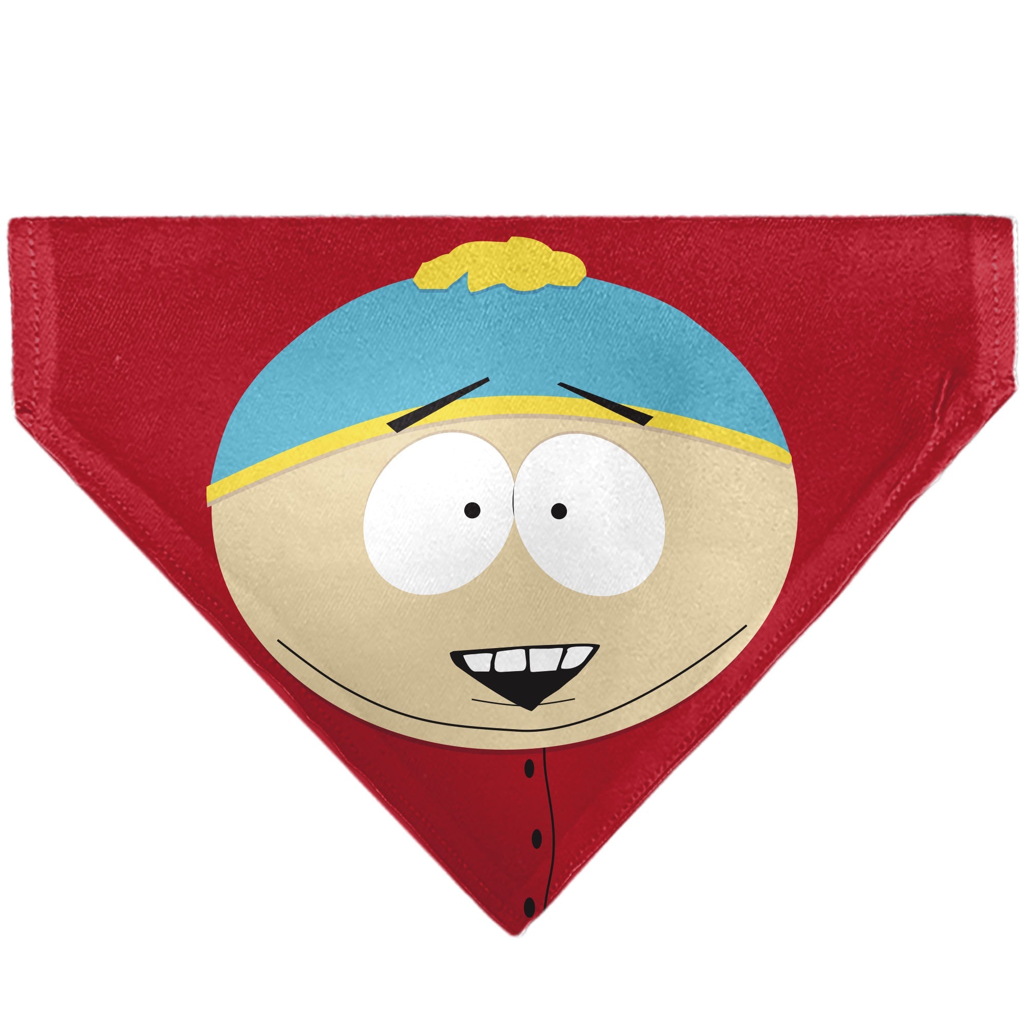 Pet Bandana - South Park Eric Cartman Face Close-Up Red