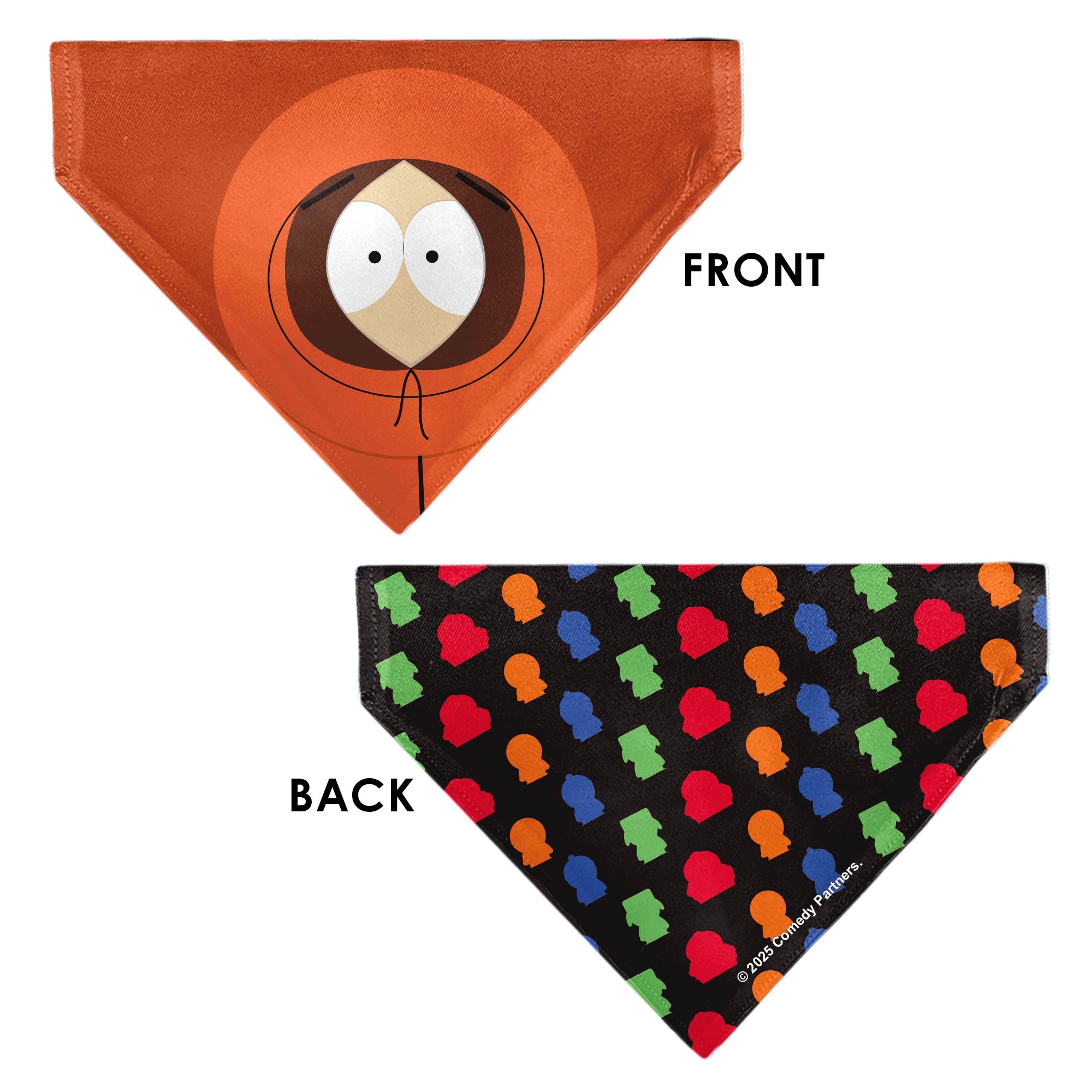 Pet Bandana - South Park Kenny McCormick Face Close-Up Orange