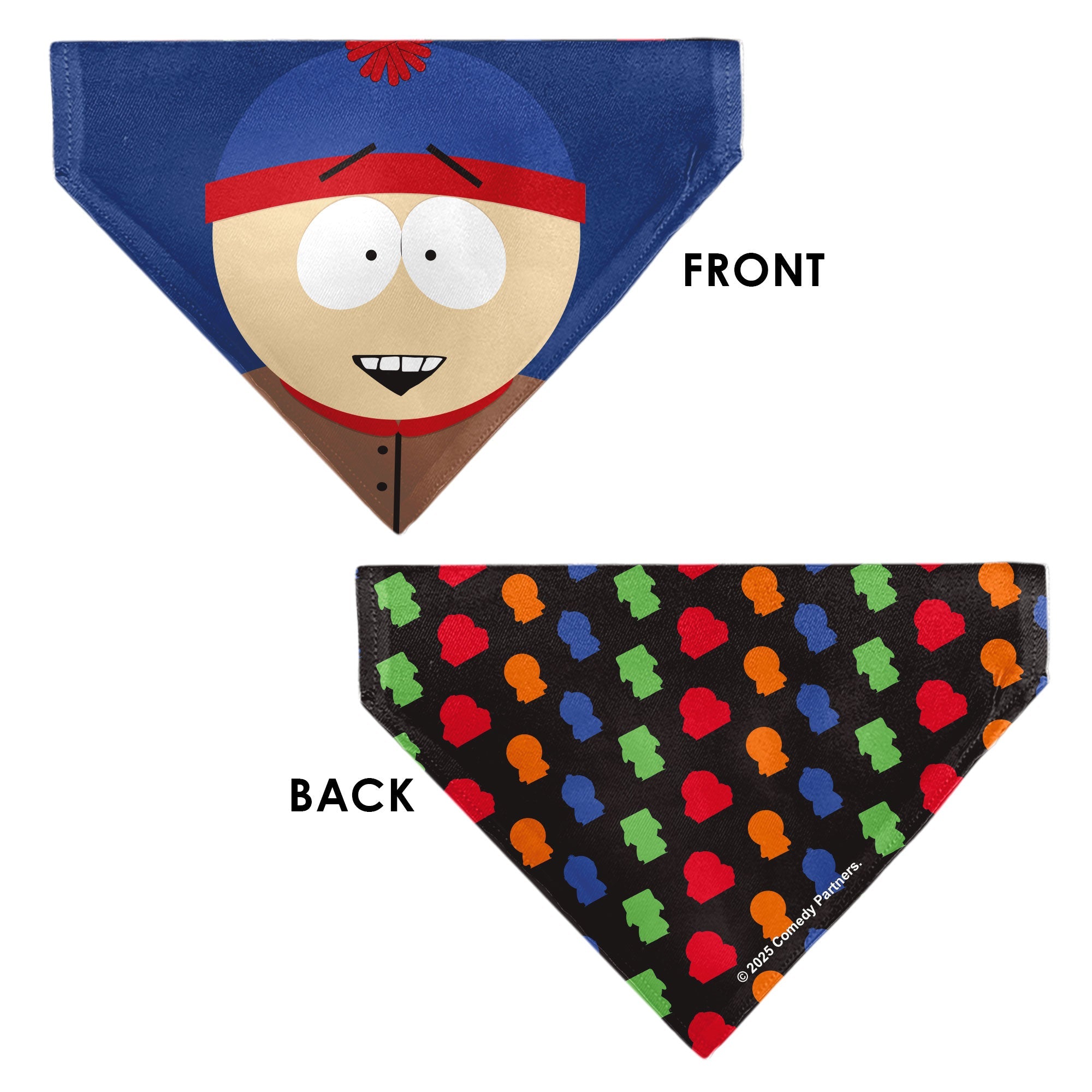 Pet Bandana - South Park Stan Marsh Face Close-Up Blue