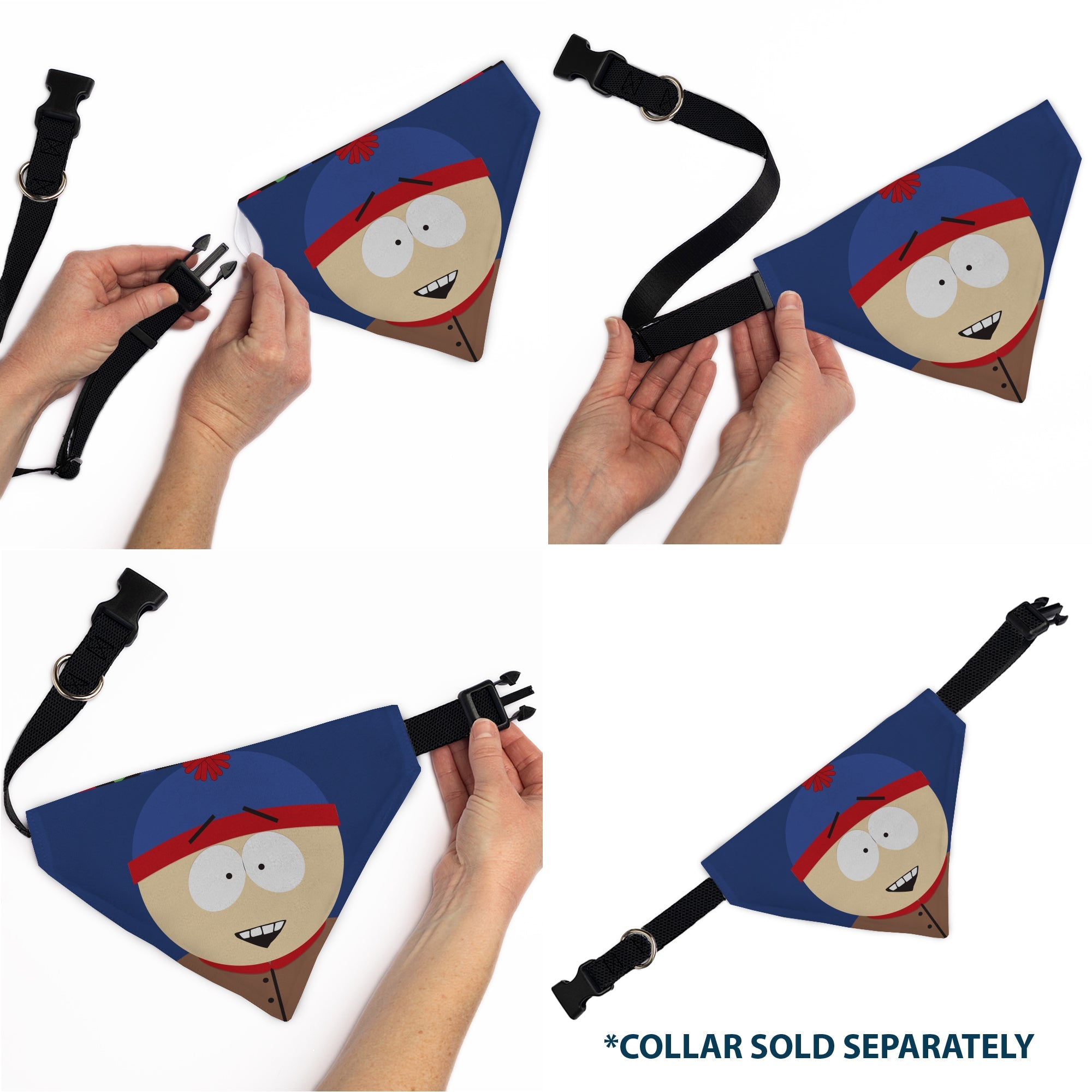 Pet Bandana - South Park Stan Marsh Face Close-Up Blue